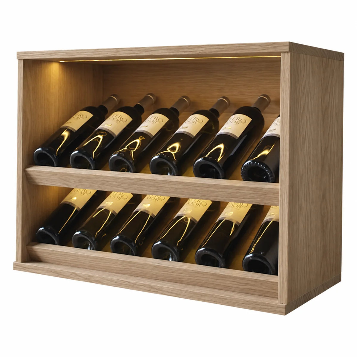 Wine rack for 12 bottles Expovinalia Villafranca Godello 2294 – Natural oak – ER2294