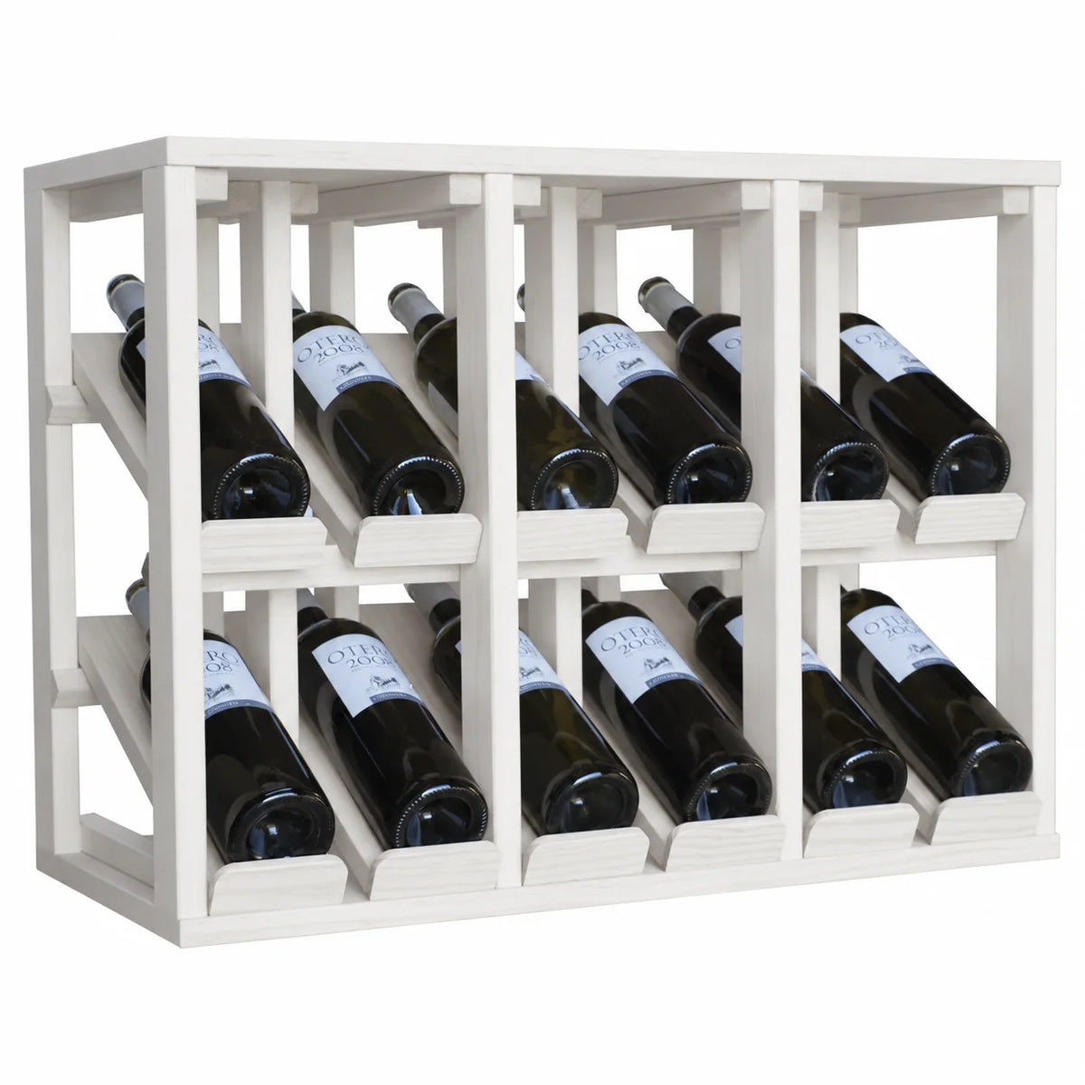 Wine rack for 12 bottles Expovinalia Villafranca Godello 2193 – White pine – EW2193