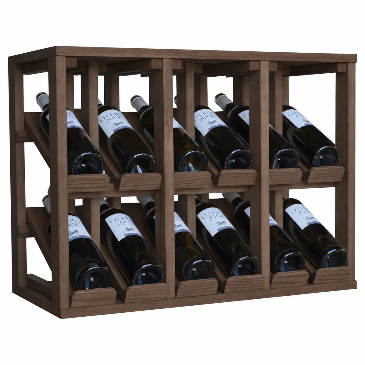 Wine rack for 12 bottles Expovinalia Villafranca Godello 2193 – Dark pine – HX2193