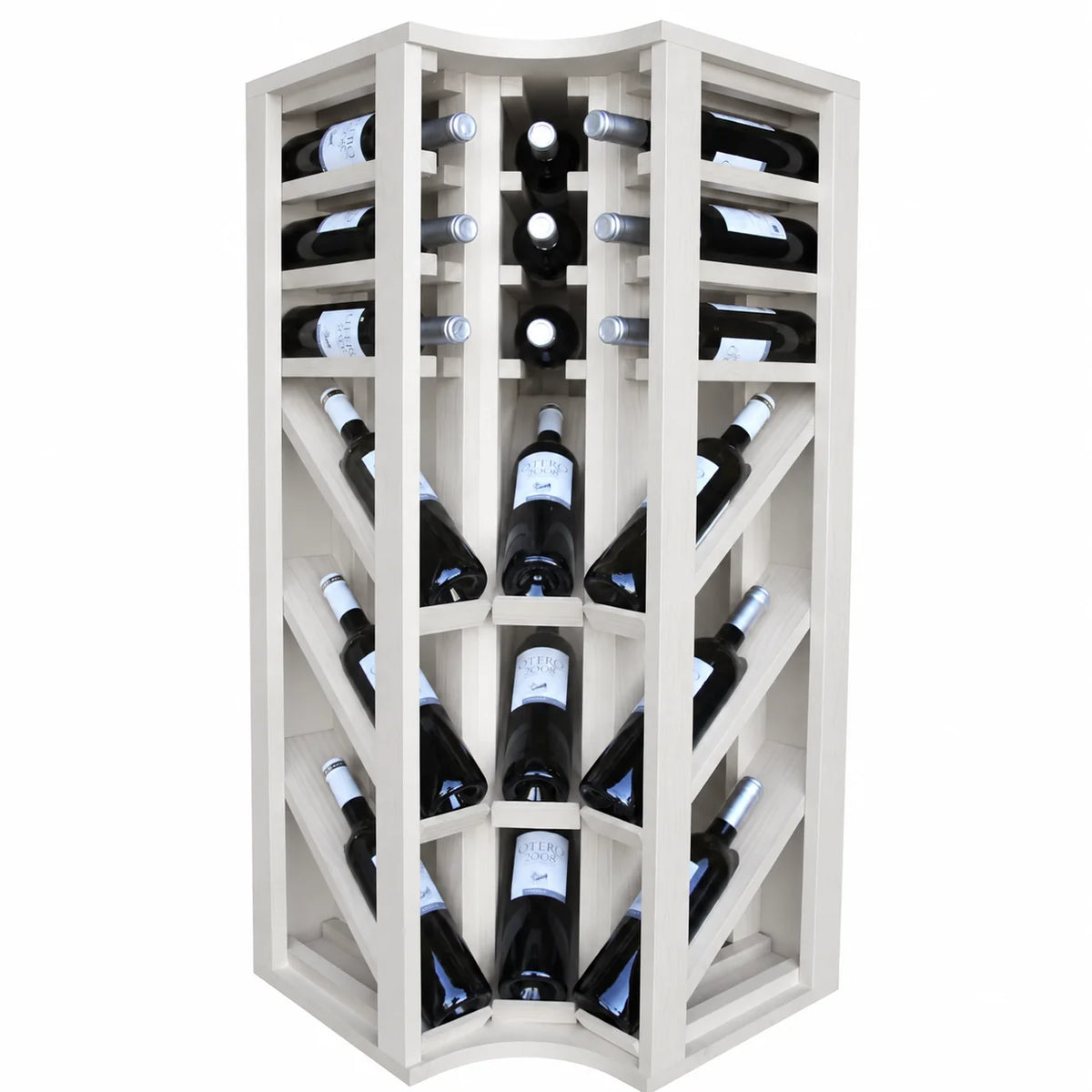 Wine rack for 18 bottles Expovinalia Villafranca Godello 2095 – White pine – EW2095