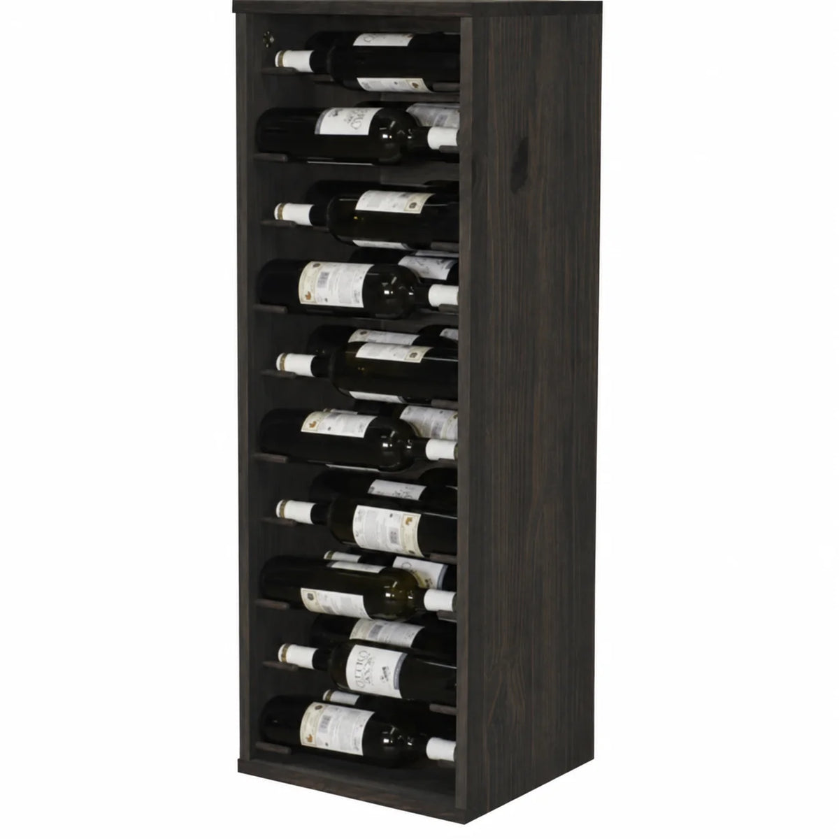 Wine rack for 30 bottles Expovinalia Godello 9223 – Black pine – BX9223