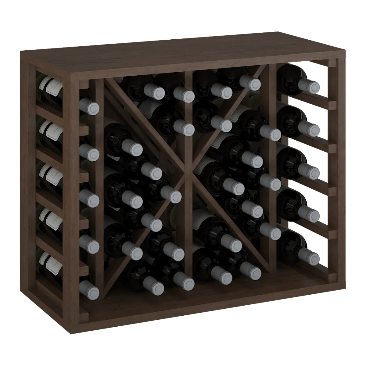 Wine rack for 34 bottles Expovinalia Toral Godello 2531 – Dark pine – HX2531
