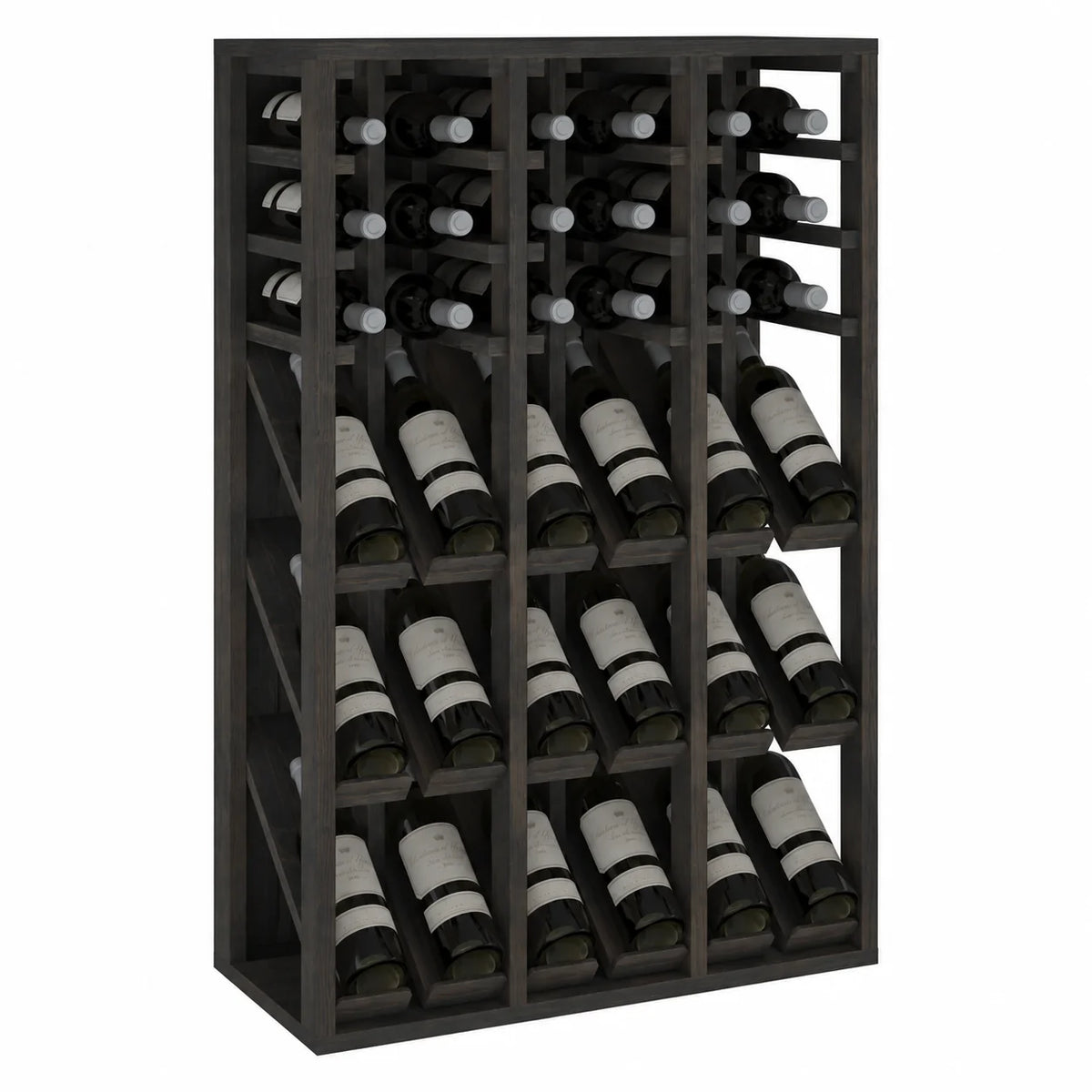 Wine rack for 36 bottles Expovinalia Villafranca Godello 2091 – Black pine – BX2091