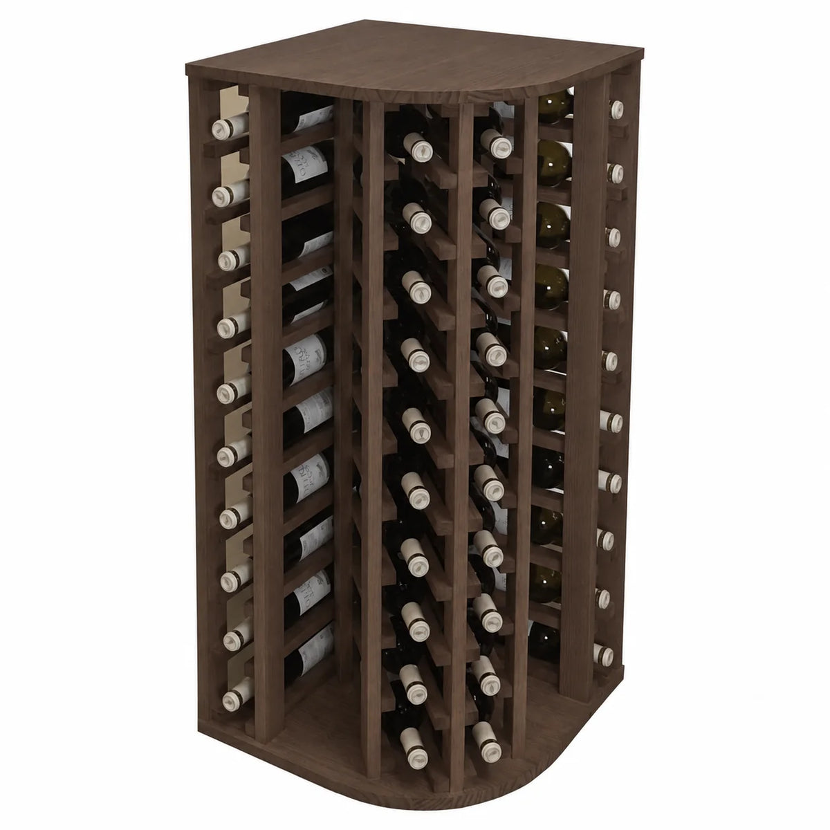 Wine rack for 40 bottles and 9 glasses Expovinalia Godello 2039 – Dark pine – HX2039