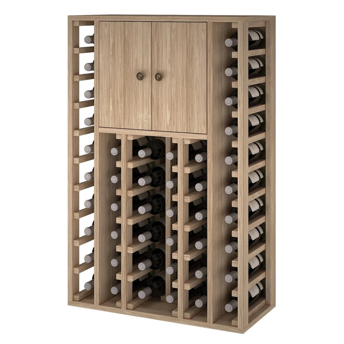 Wine rack for 46 bottles Expovinalia Cacabelos 1 Godello 2515 – Natural oak – ER2515