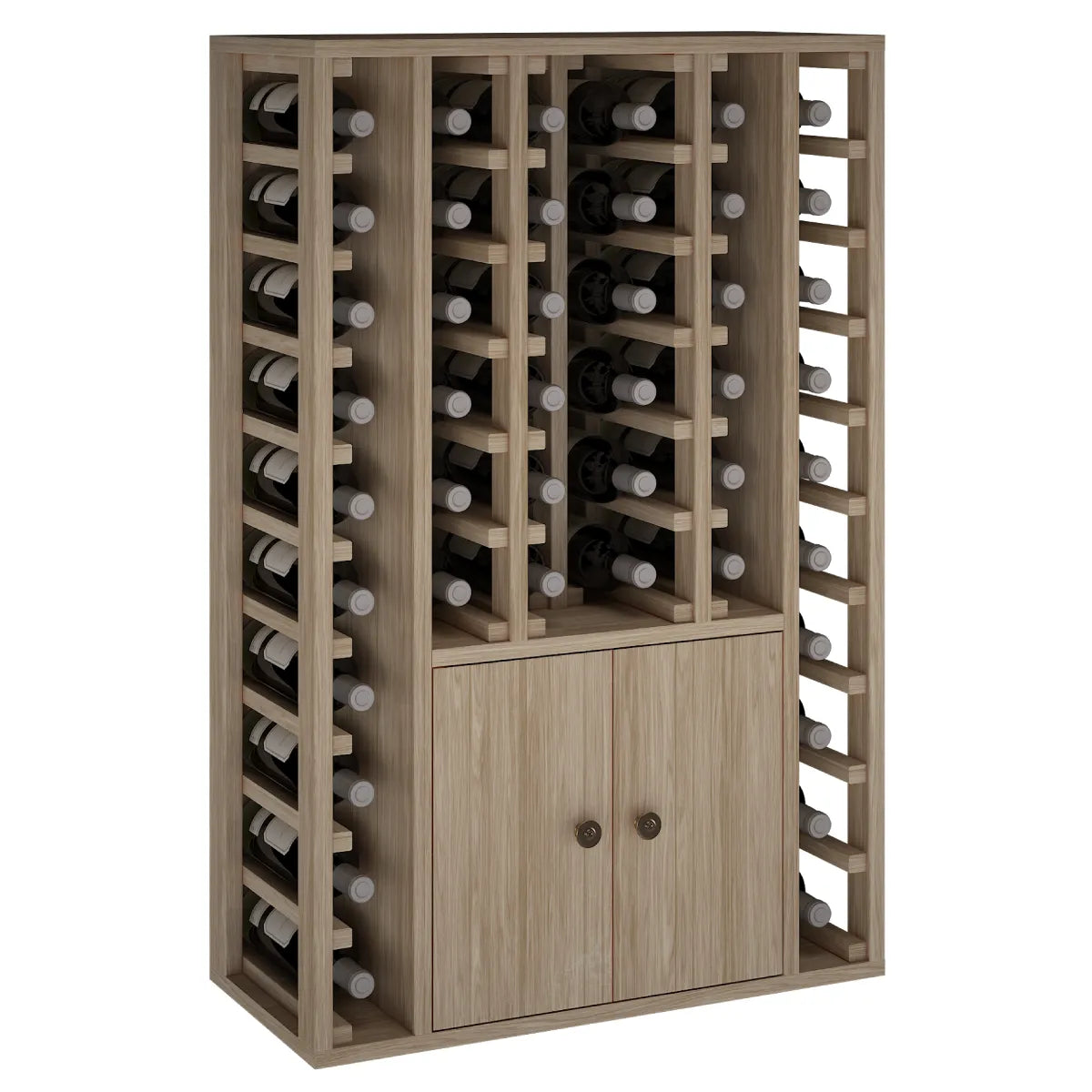 Wine rack for 46 bottles Expovinalia Cacabelos 2 Godello 2516 – Natural oak – ER2516