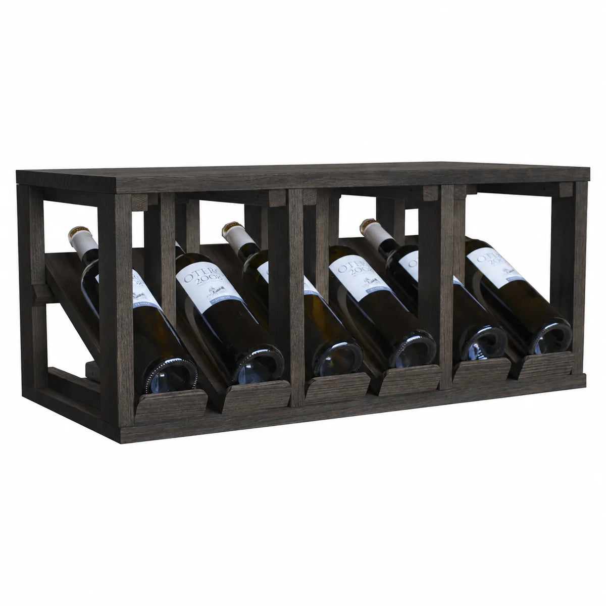 Wine rack for 6 bottles Expovinalia Villafranca Godello 2191 – Black pine – BX2191