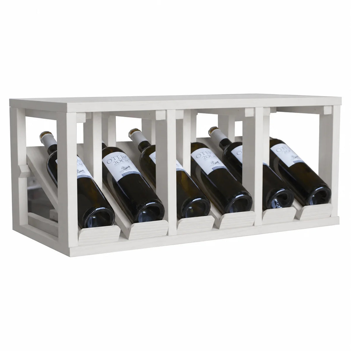 Wine rack for 6 bottles Expovinalia Villafranca Godello 2191 – White pine – EW2191