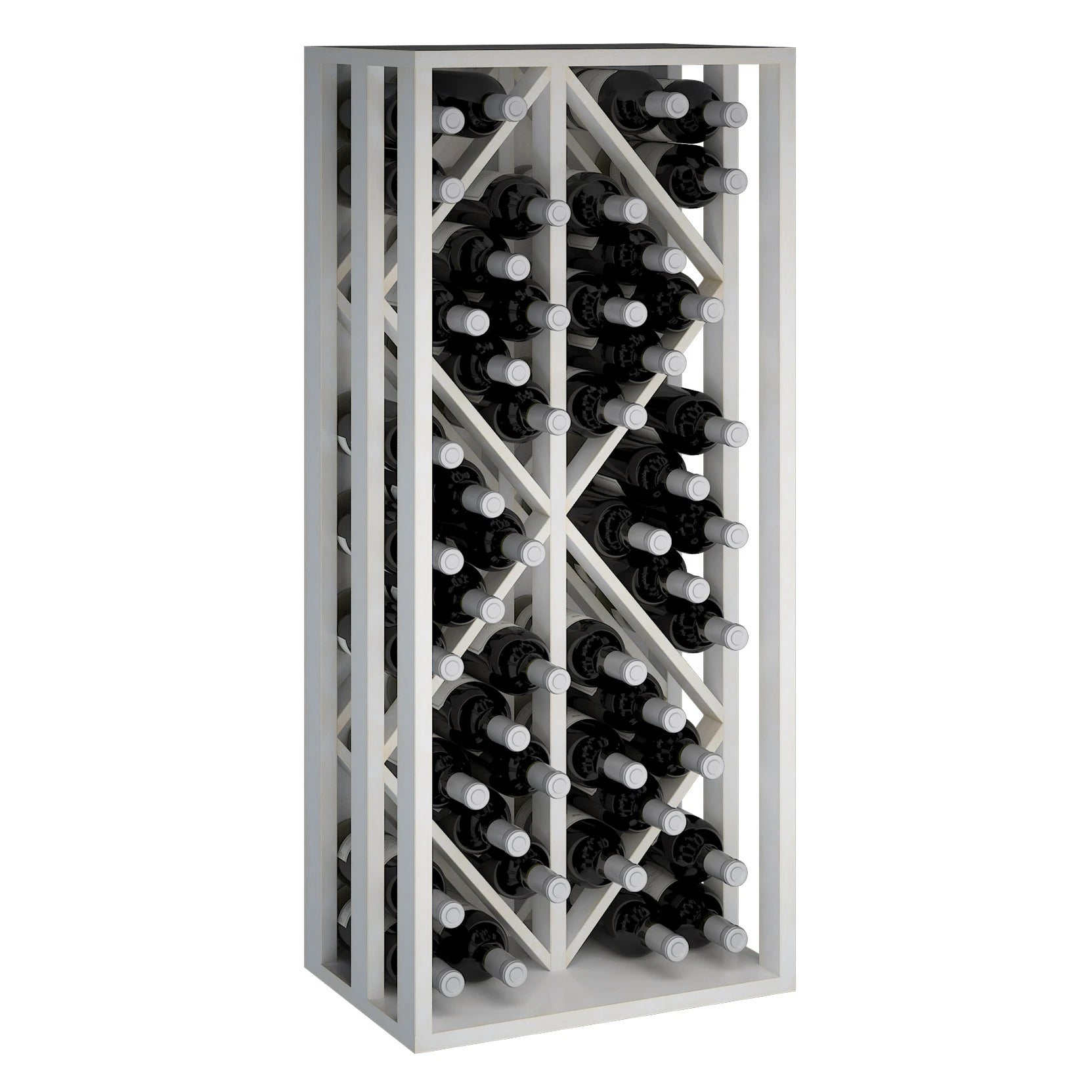Pinewood wine rack with diamonds for 48 bottles, Expovinalia Godello EW2532