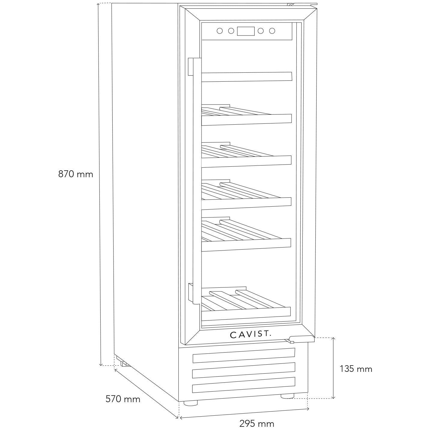 Weinkühlschrank 20 Flaschen CAVCE20