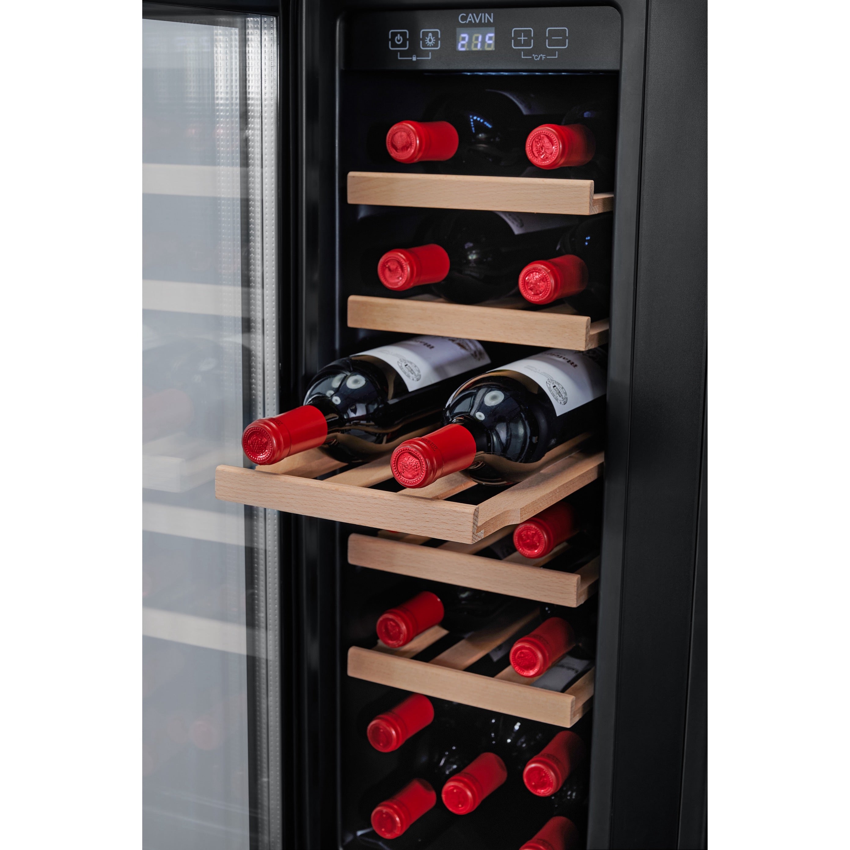 Weinkühlschrank 20 Flaschen Arctic Collection 60 Duo Fullglass Black