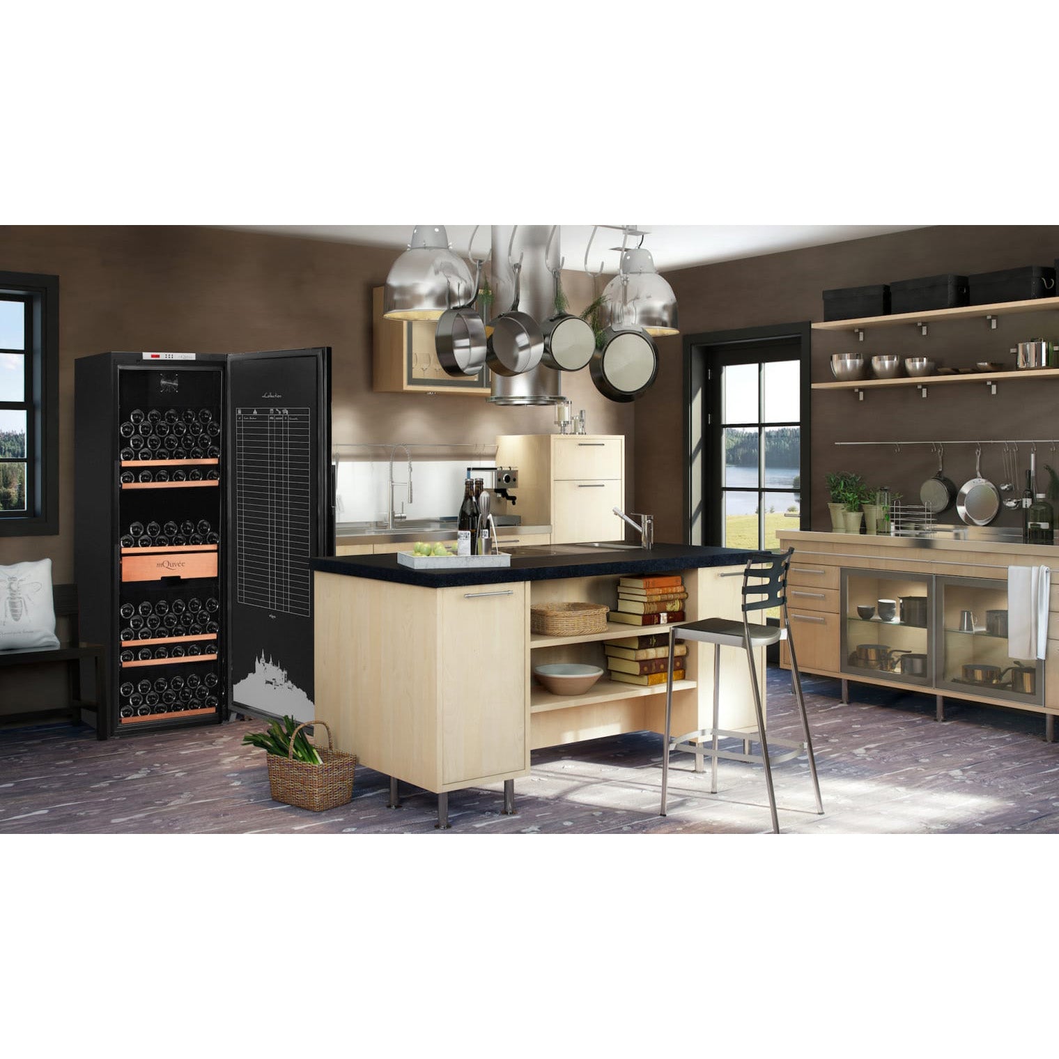 Weinkühlschrank 237 Flaschen WineStore 800 Solid