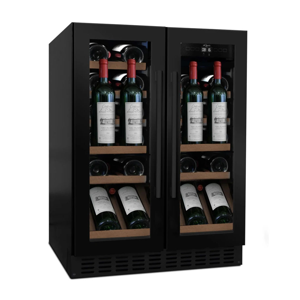 Weinkühlschrank 31 Flaschen mQuvée WineCave 60D2 Anthracite Black