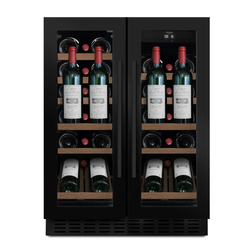 Weinkühlschrank 31 Flaschen mQuvée WineCave 60D2 Anthracite Black