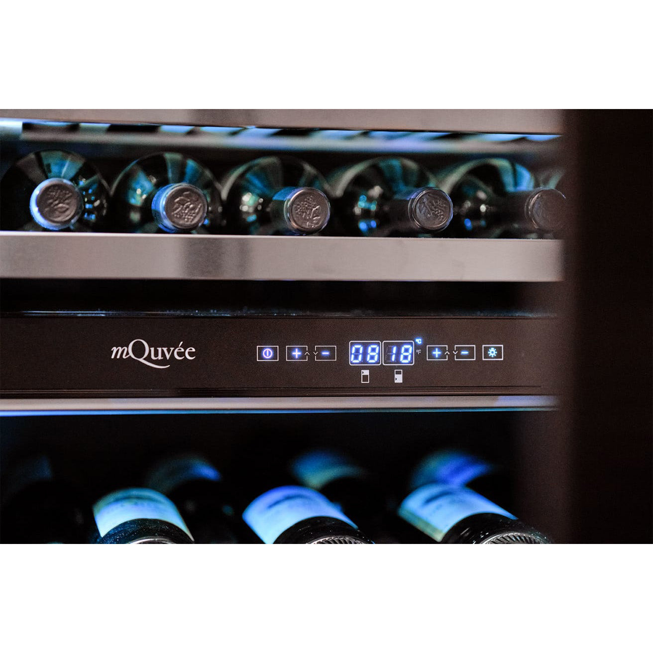 Weinkühlschrank 31 Flaschen mQuvée WineCave Exclusive 700 60D Push/Pull