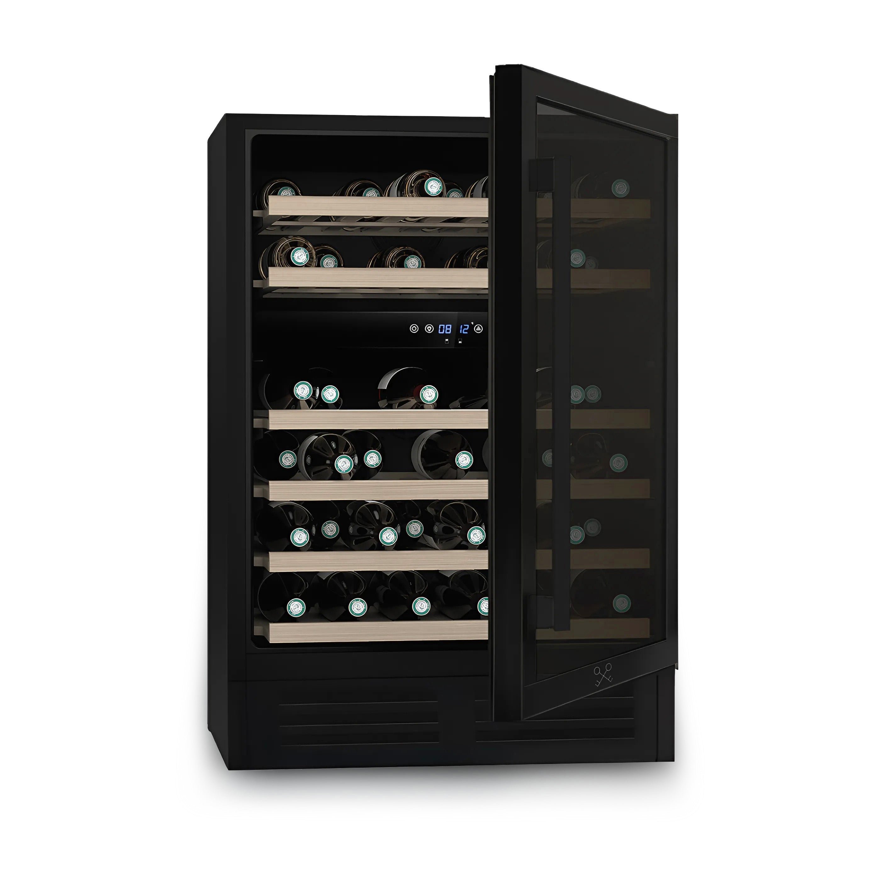 Weinkühlschrank 46 Flaschen CAVCEDB46 front open