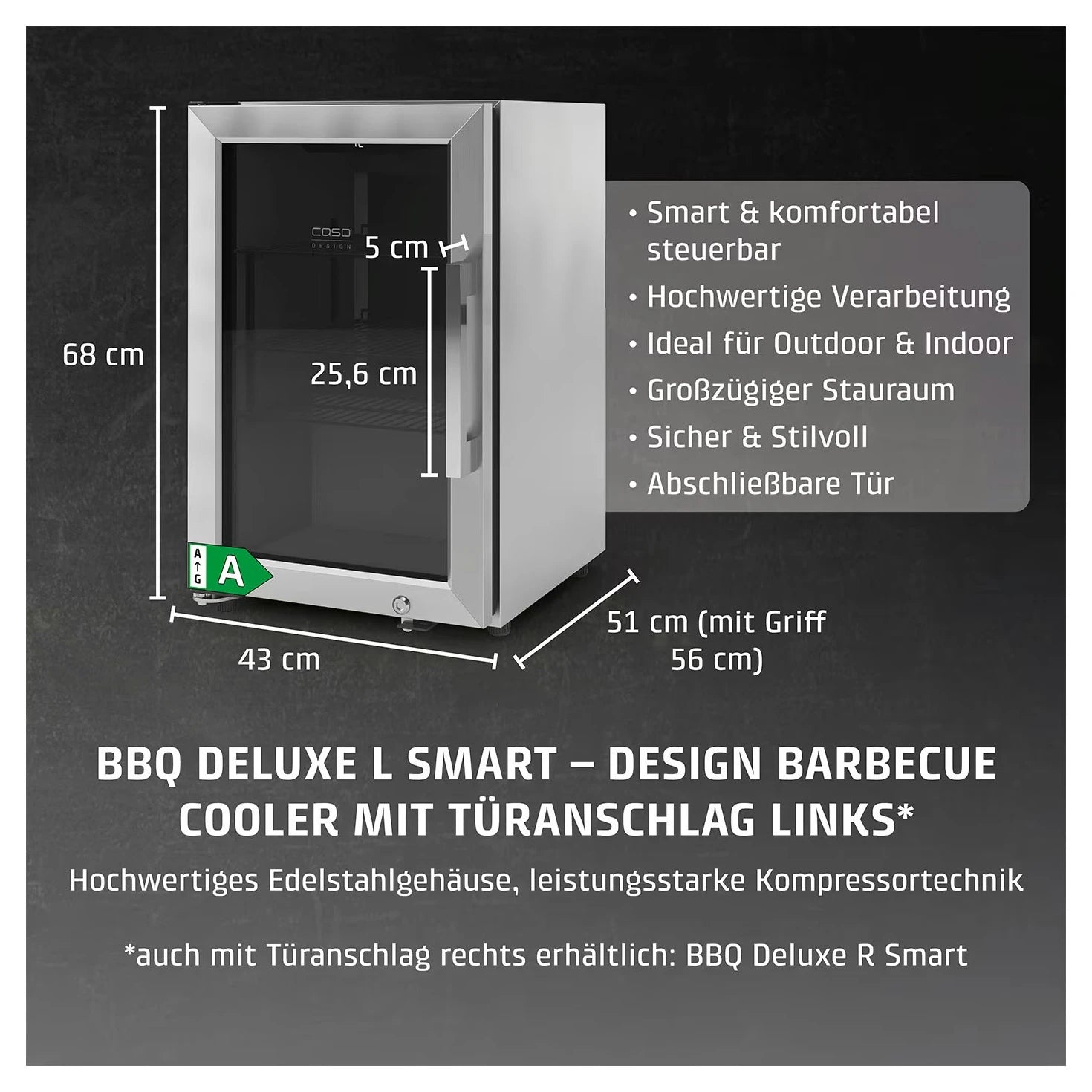 Beverage cooler Caso Barbecue Cooler Deluxe L Smart
