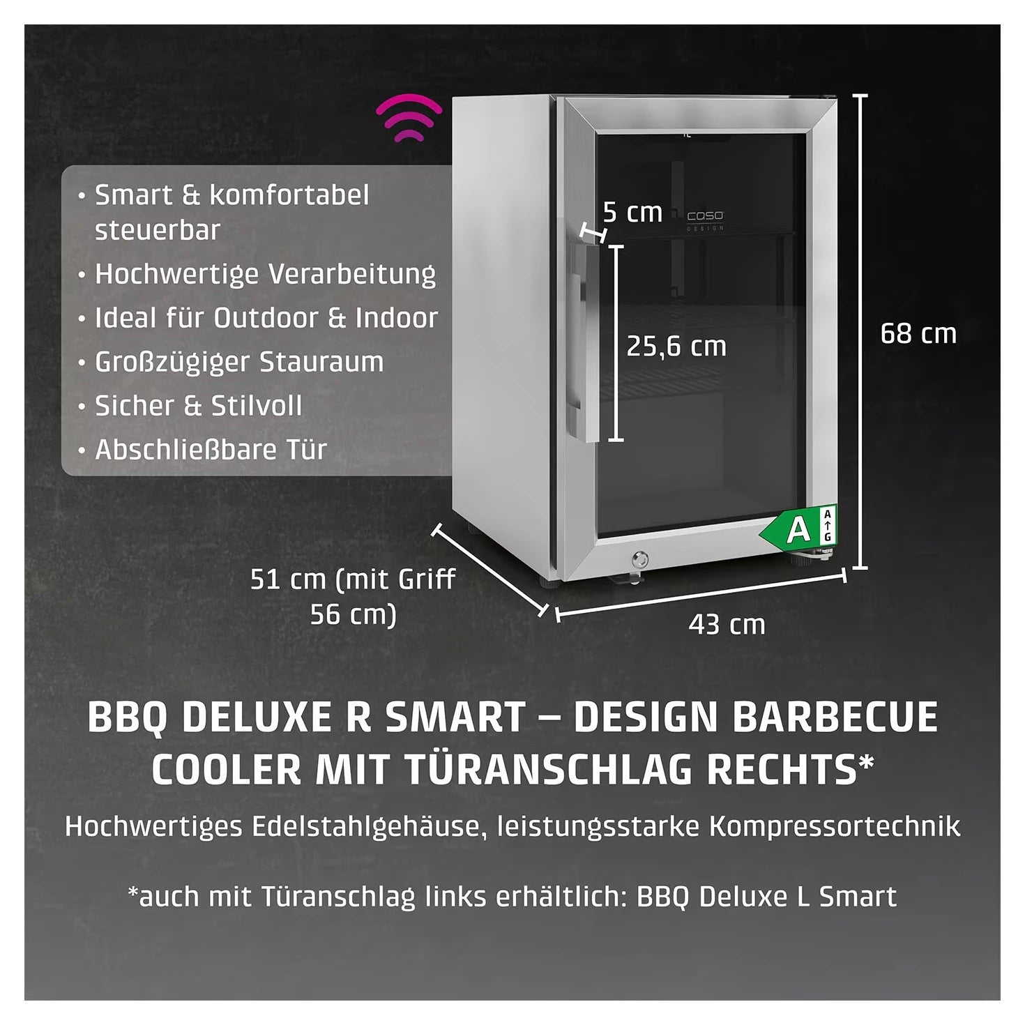 Beverage cooler Caso Barbecue Cooler Deluxe R Smart