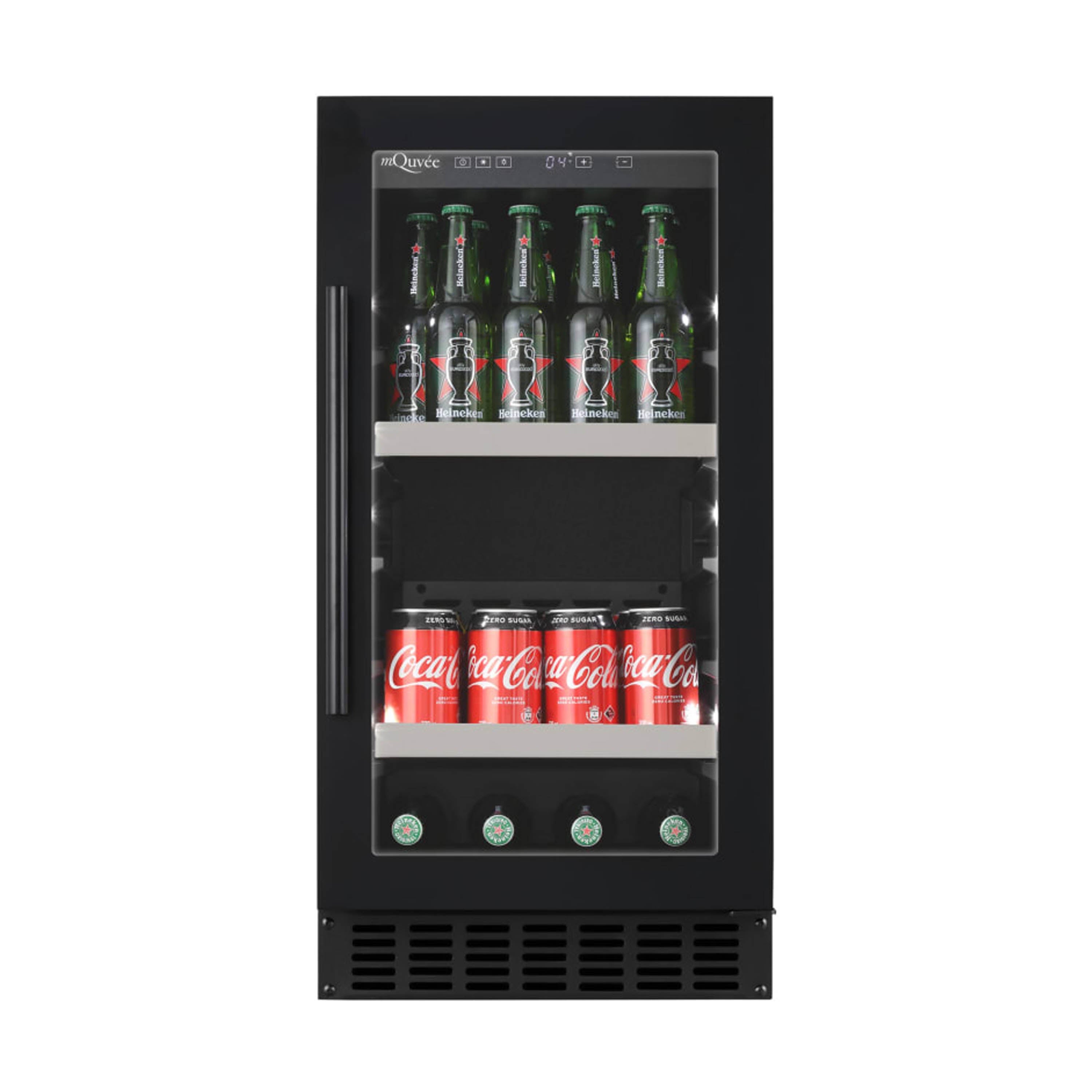 Bier- und Getränkekühlschrank BeerServer 40 Anthracite Black