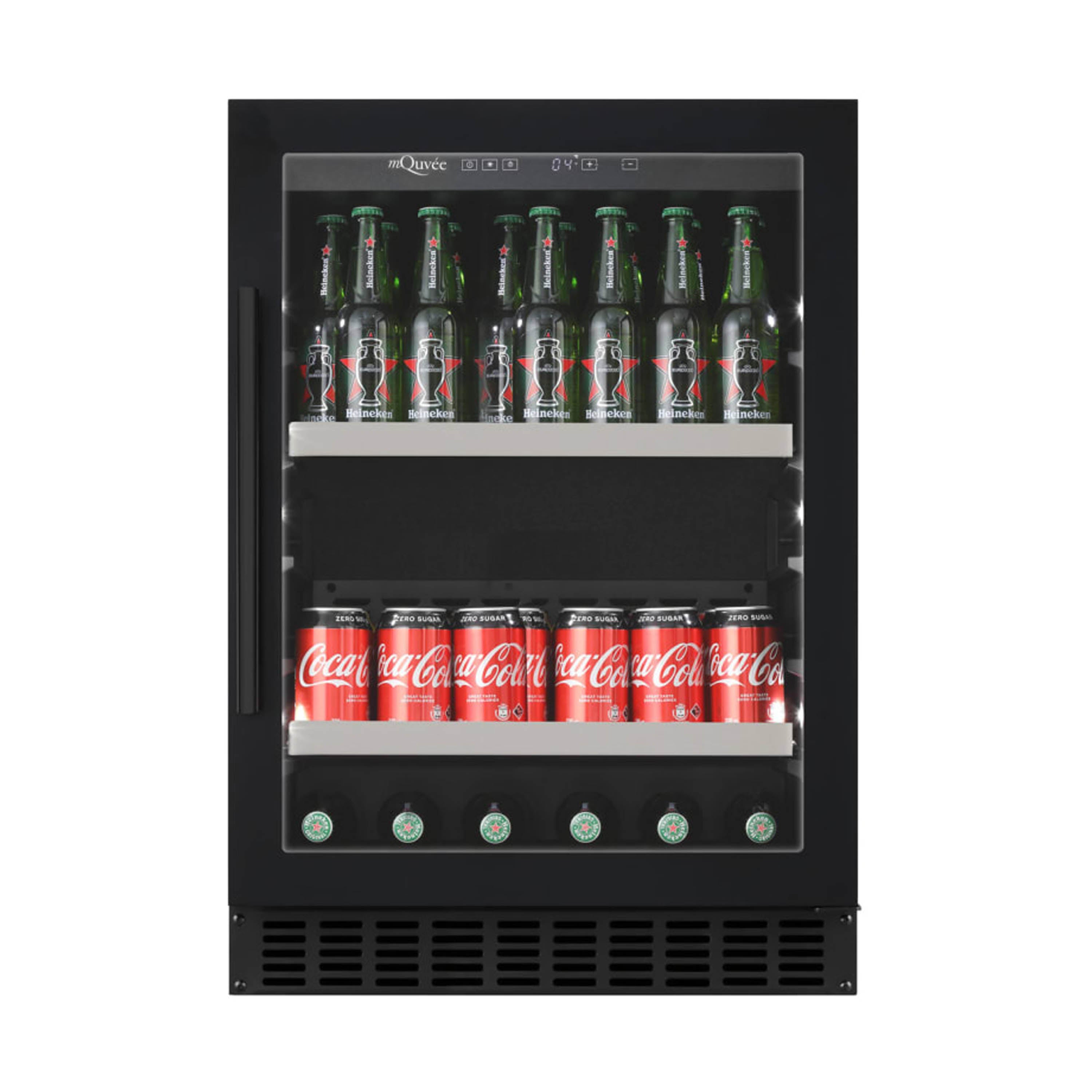 Bier- und Getränkekühlschrank BeerServer 60 Anthracite Black