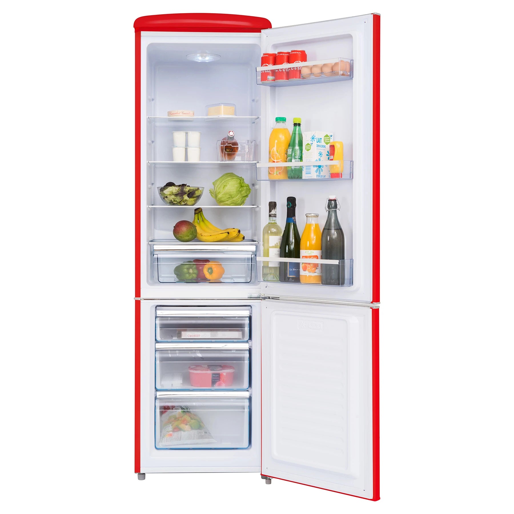 Retro fridge-freezer Frigelux CB255RRD Red
