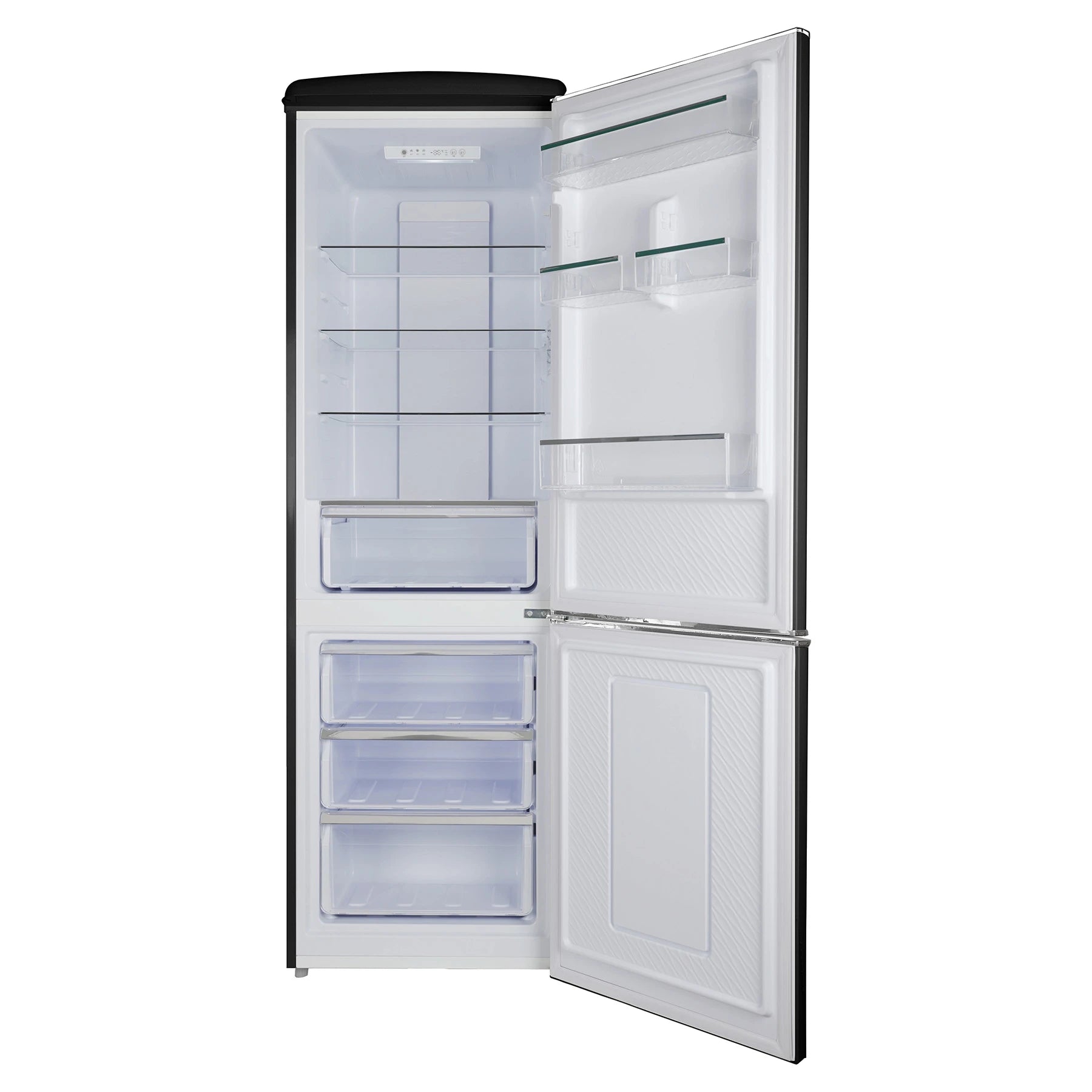 Retro fridge-freezer Frigelux CBNF330RND Black