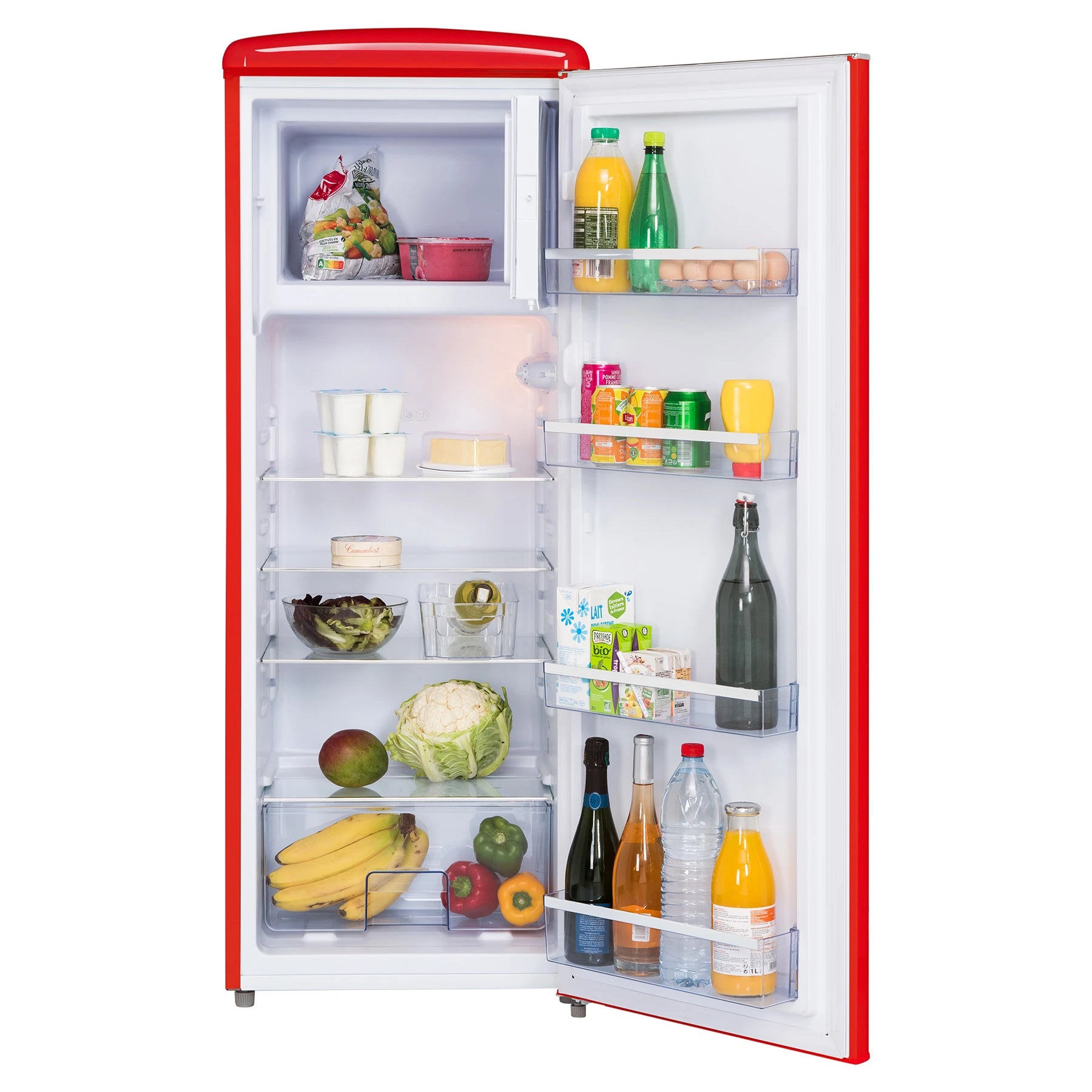 Retro refrigerator Frigelux RF218RRD Red