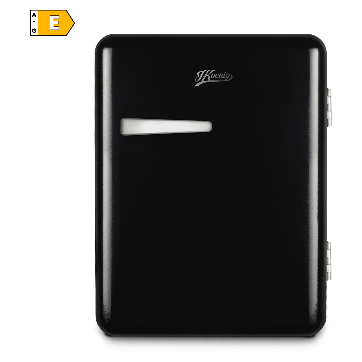 H.Koenig TOAD9 Mini Kühlschrank mit Retro-Design und verstellbaren Füßen