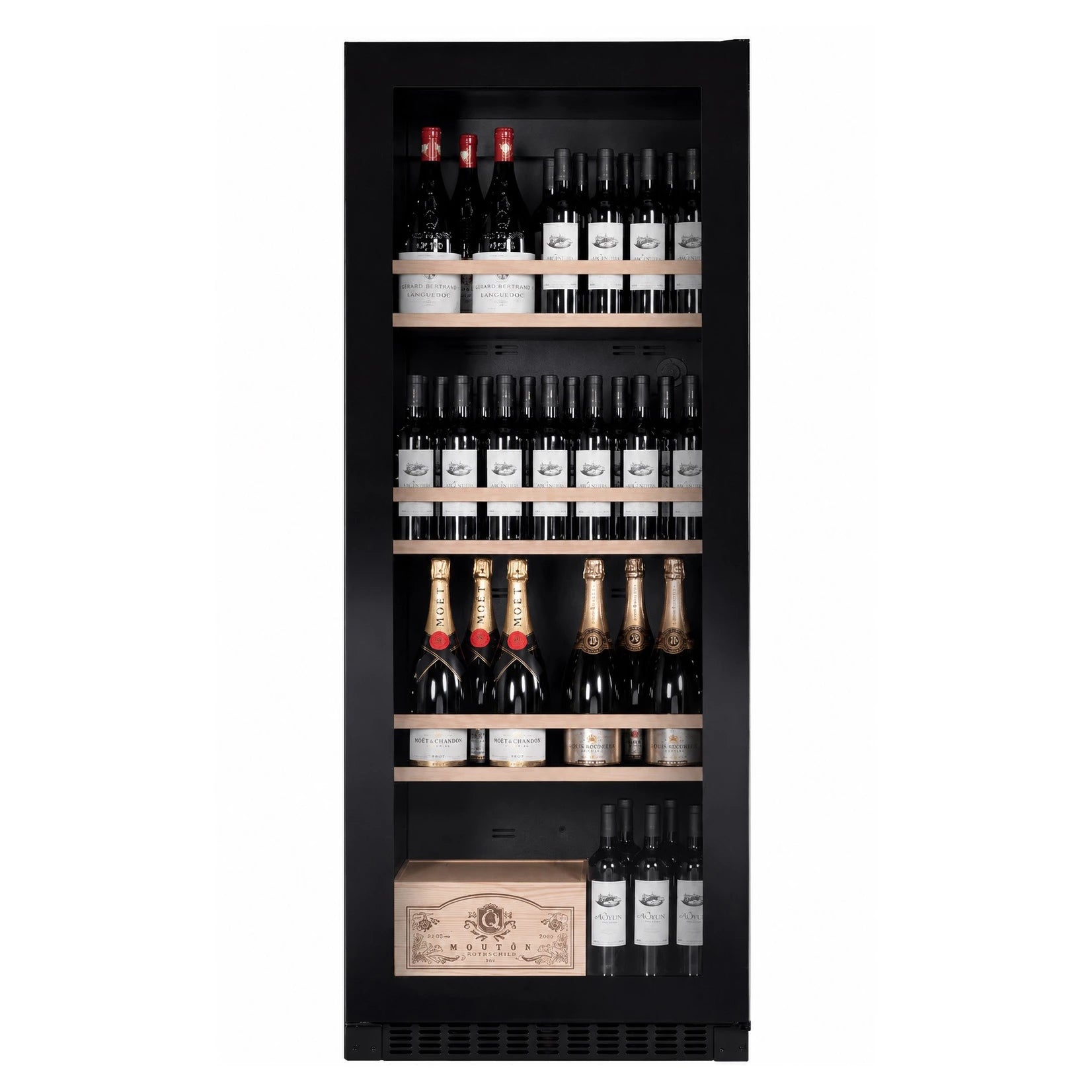 Weinklimaschrank 139 Flaschen mQuvée Velvet 220 Glass Restaurant Edition