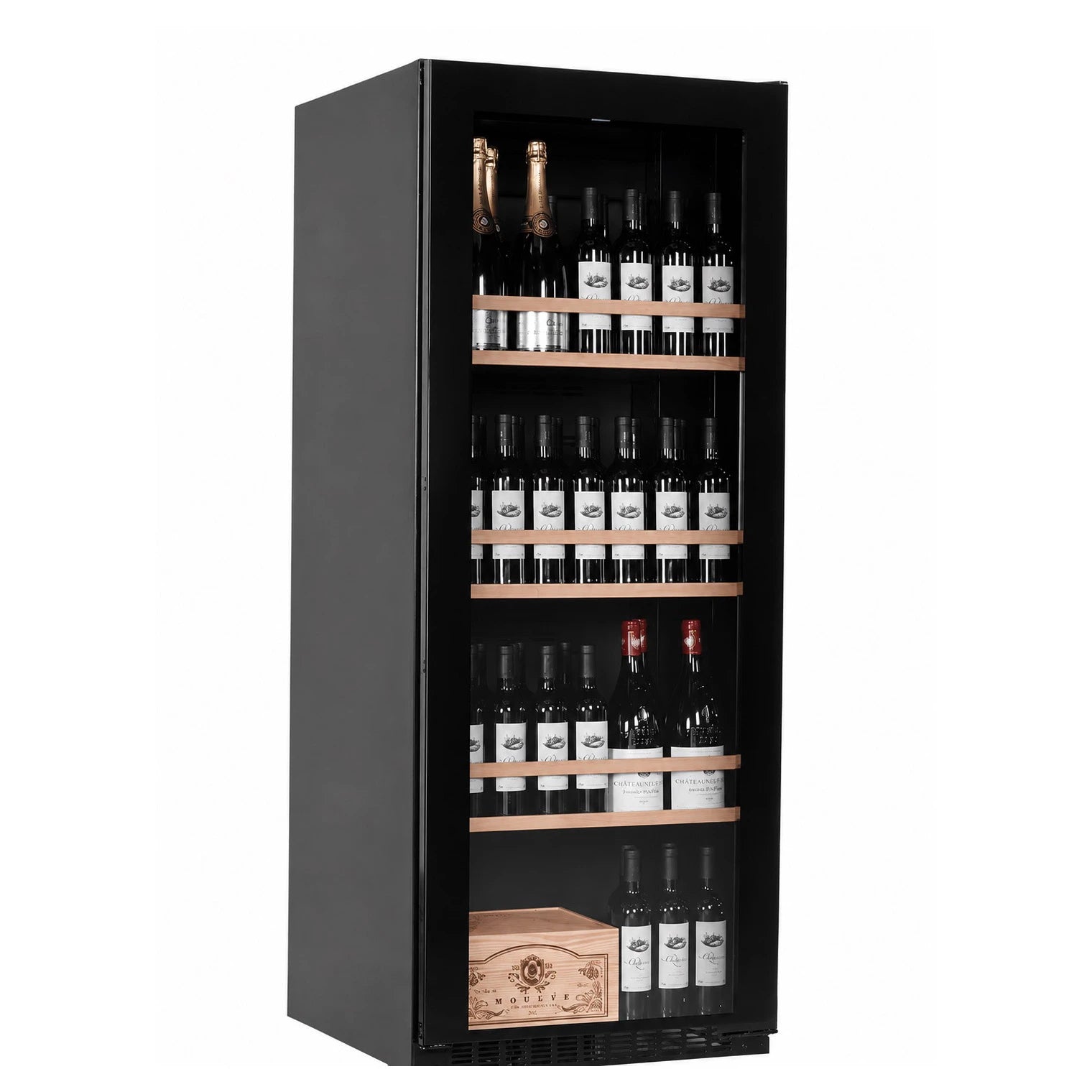 Weinklimaschrank 139 Flaschen mQuvée Velvet 220 Glass Restaurant Edition