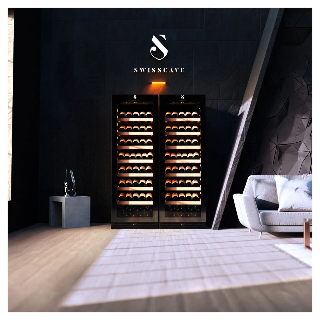 Weinkühlschrank 151 Flaschen Swisscave WLB-460FLD-MIX