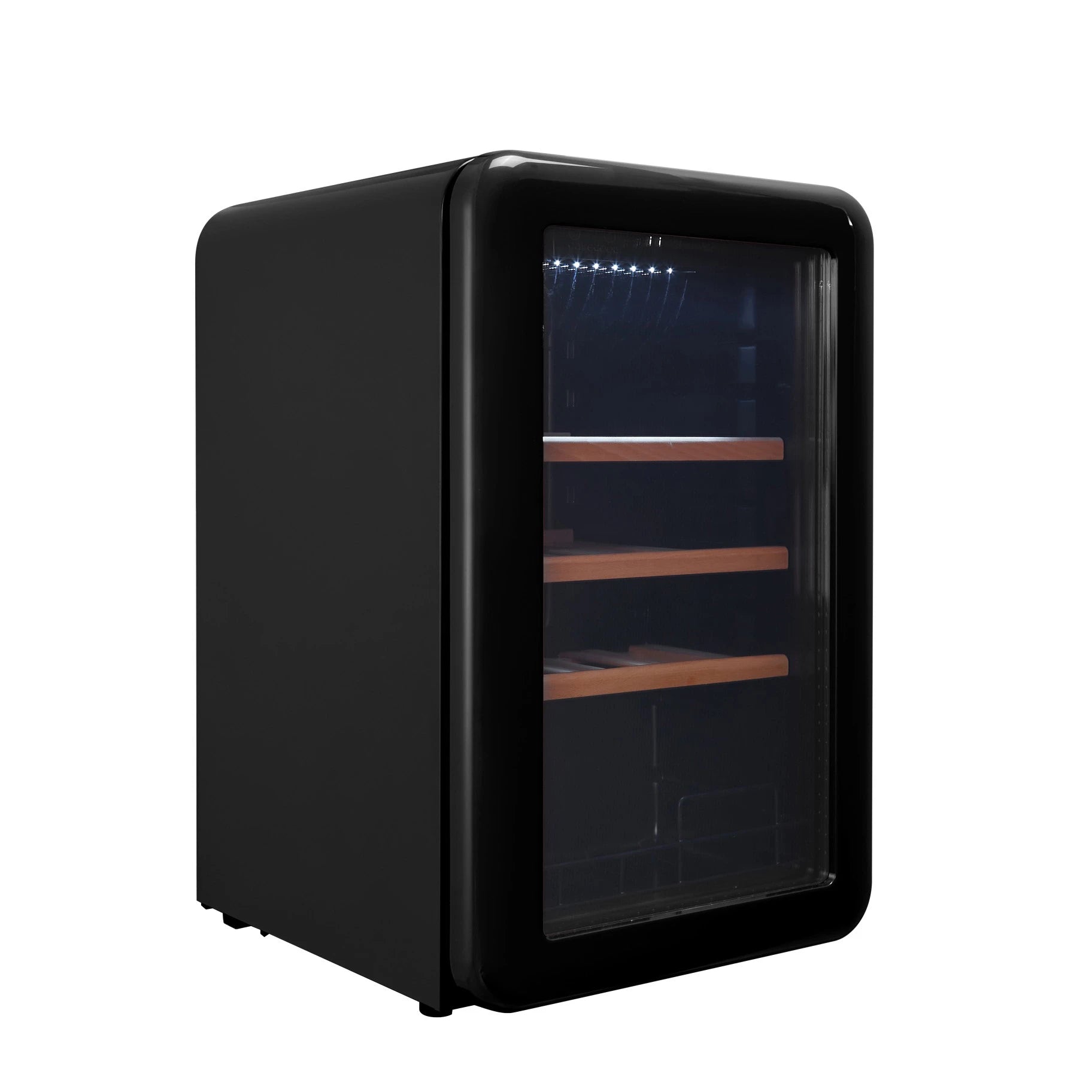 Weinkühlschrank 19 Flaschen Cavecool Retro Obsidian CC70SB