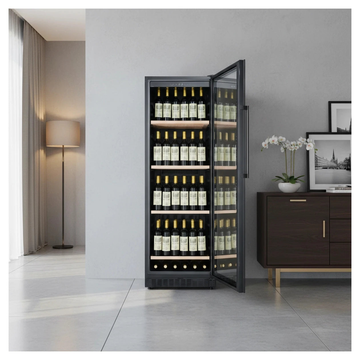 Weinkühlschrank 190 Flaschen Cavecool Ideal Emerald Display CC328MB-B1