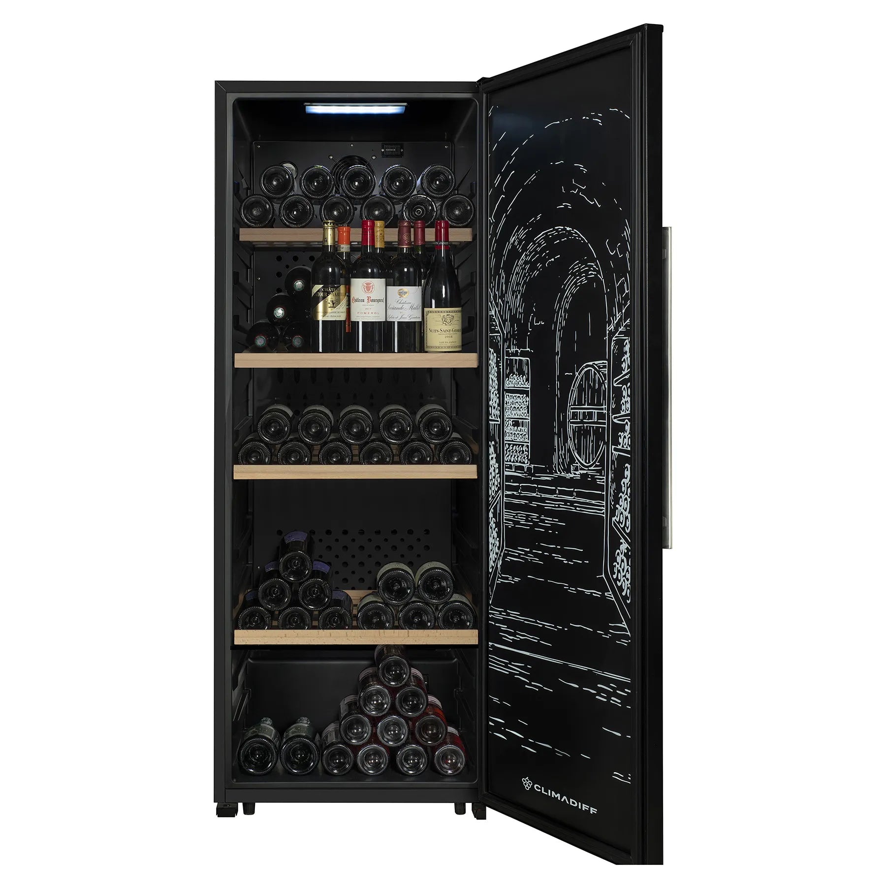 Wine Cooler 204 bottles Climadiff GARDE200D