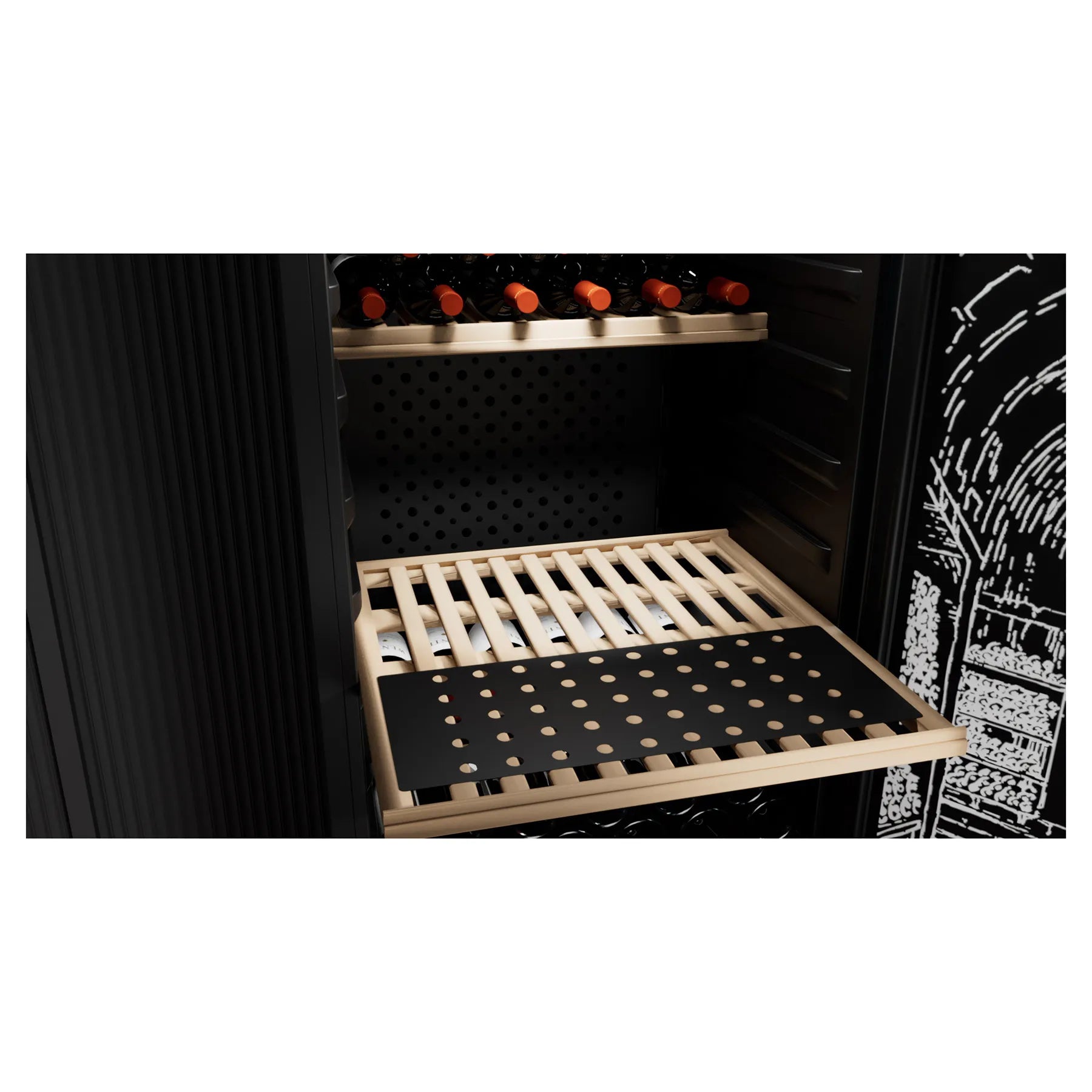 Wine Cooler 204 bottles Climadiff GARDE200D