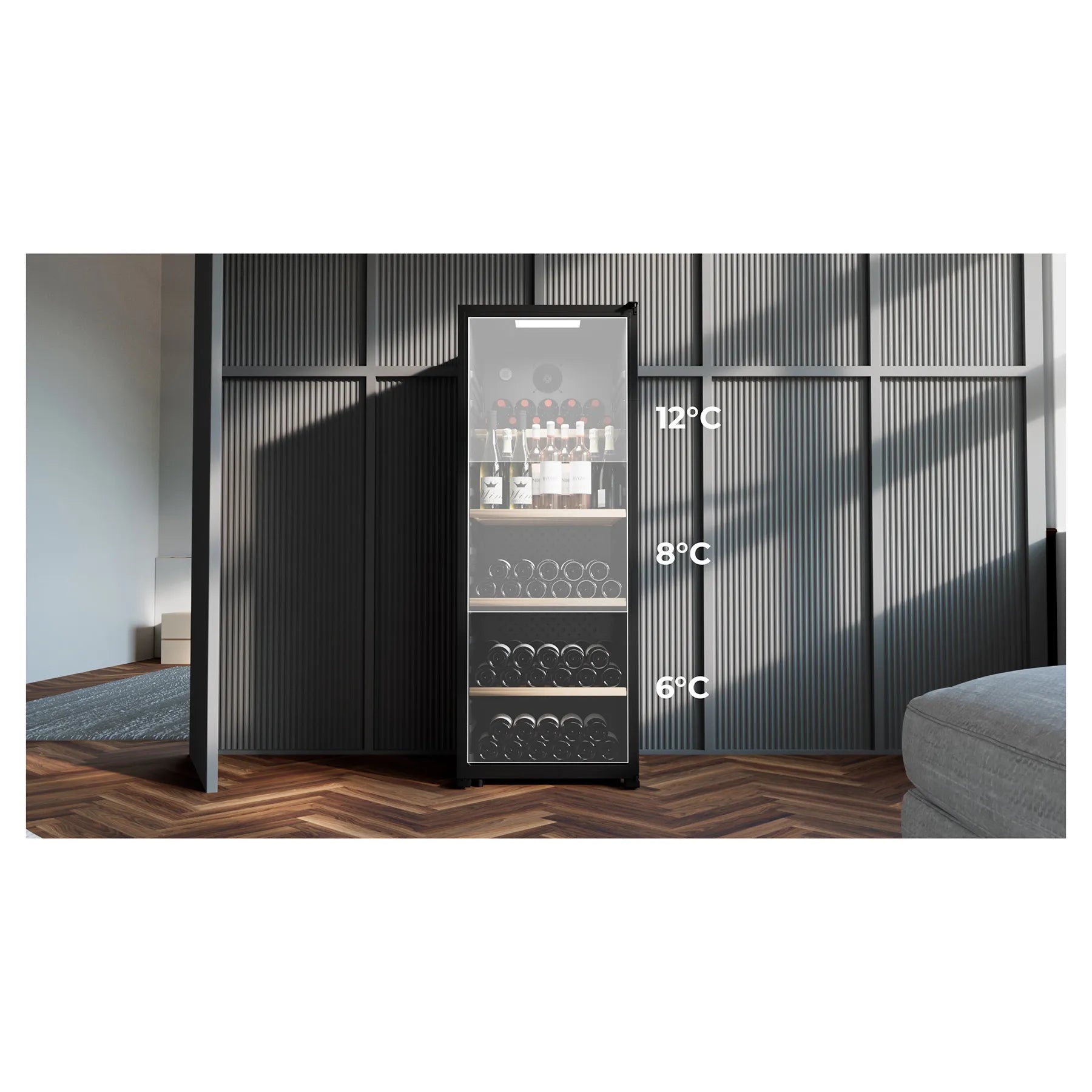 Wine Cooler 204 bottles Climadiff GARDE200D