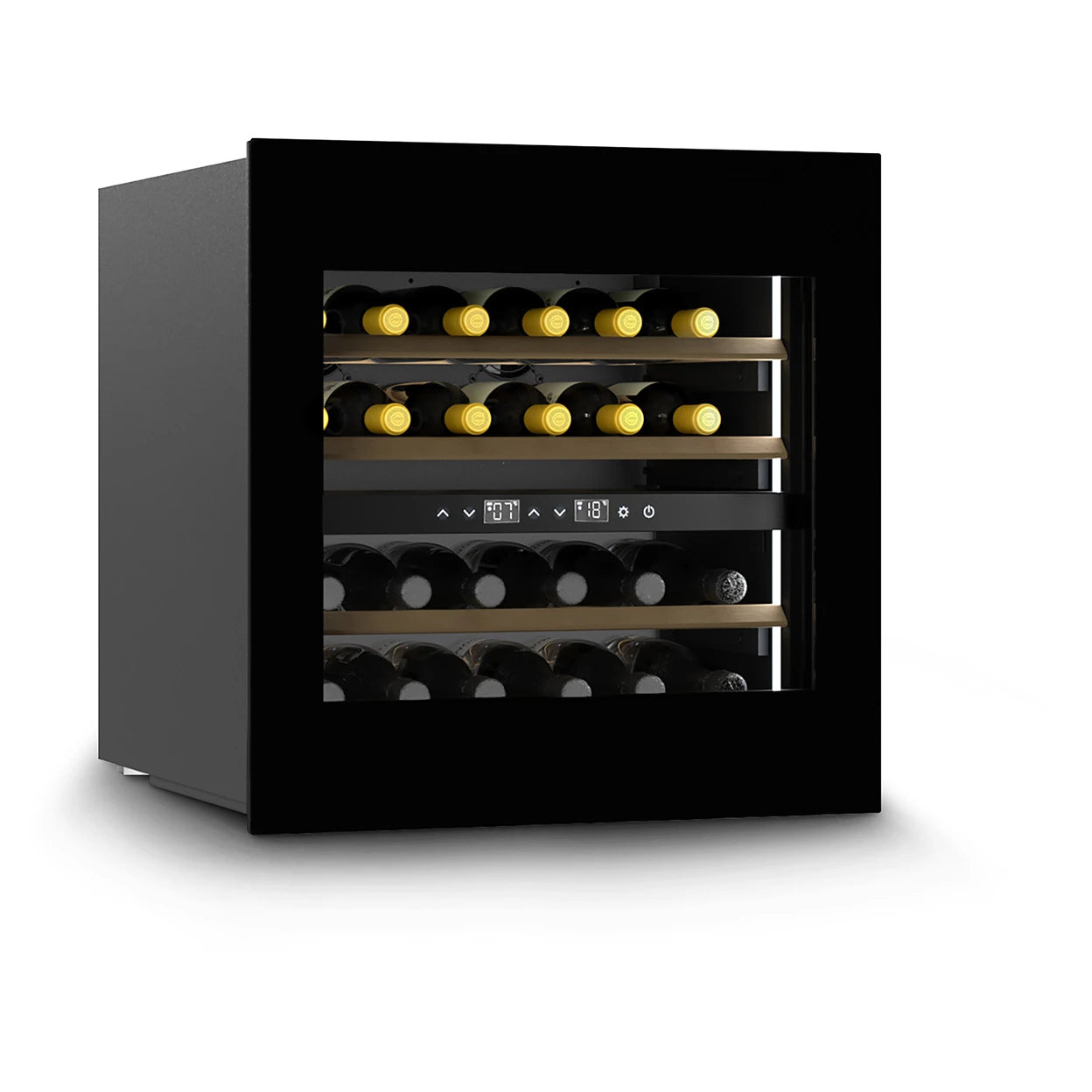 Einbau-Weinkühlschrank CASO Design WineDeluxe WD 24 Ansicht von schräg vorne