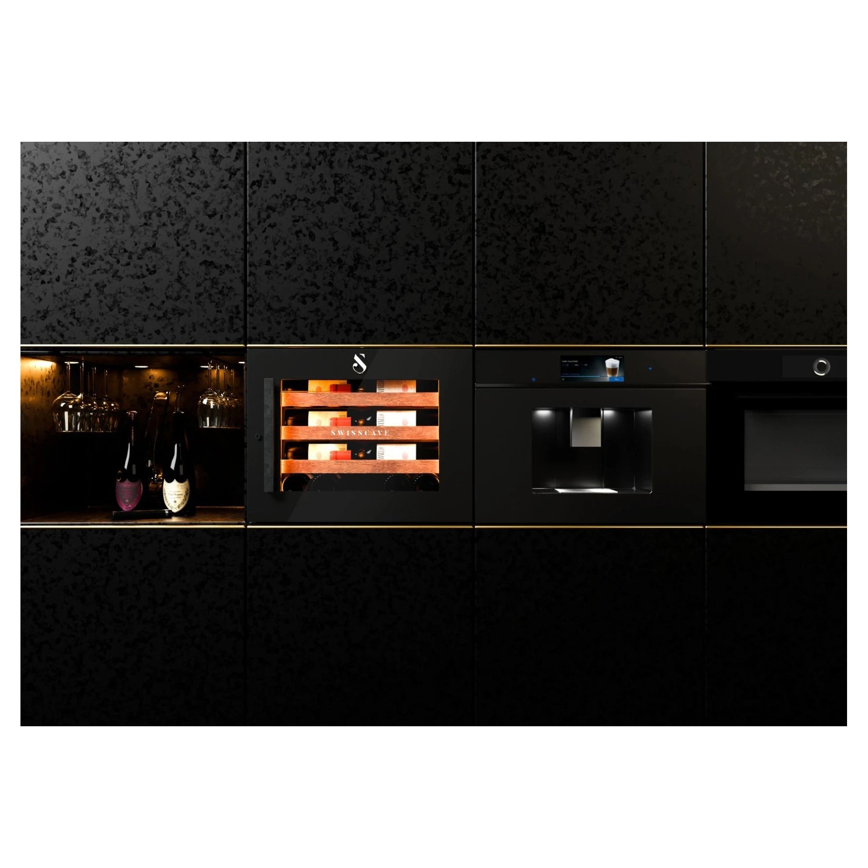 Weinkühlschrank 24 Flaschen Swisscave WIB-45F