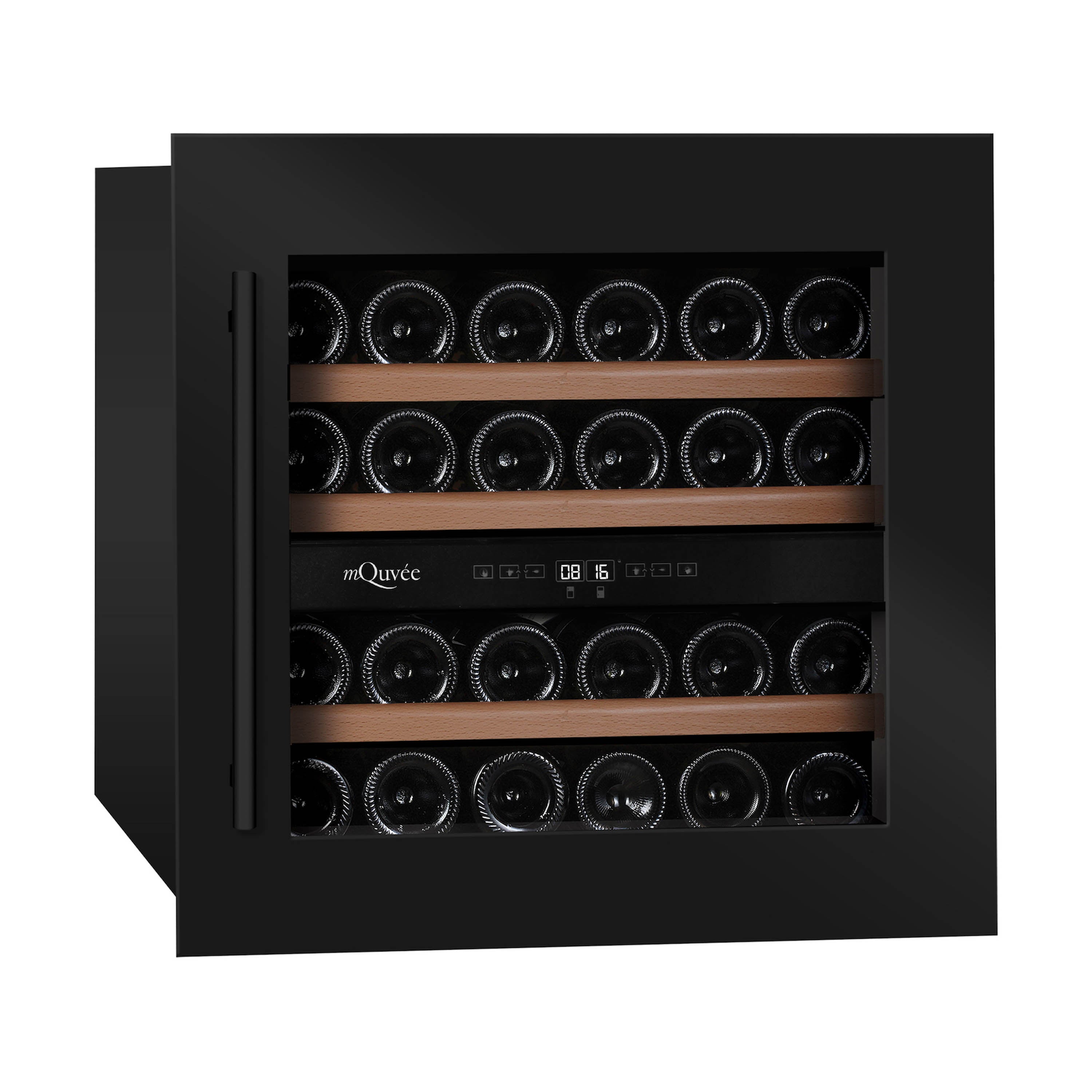 Weinkühlschrank 26 Flaschen WineKeeper 25D Anthracite Black