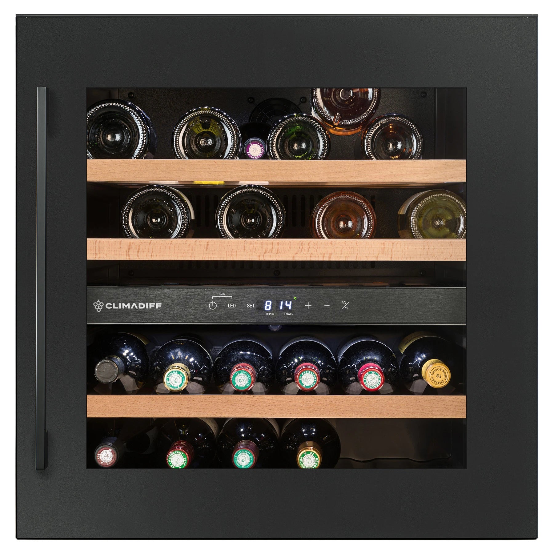 Built-in column Wine Cooler 36 bottles Climadiff CBI36DBM Dual-zone