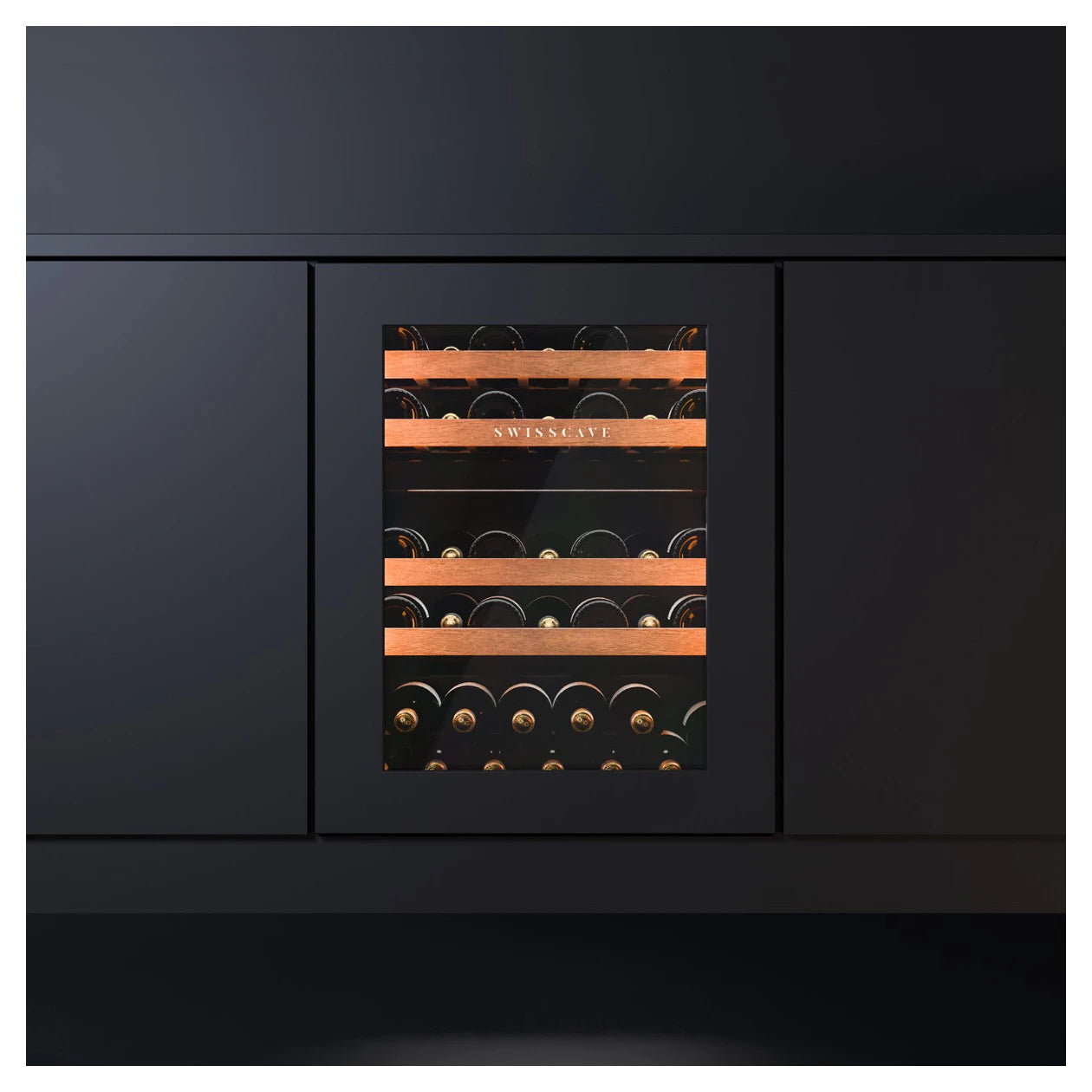 Weinkühlschrank 40 Flaschen Swisscave WUB-60DFT