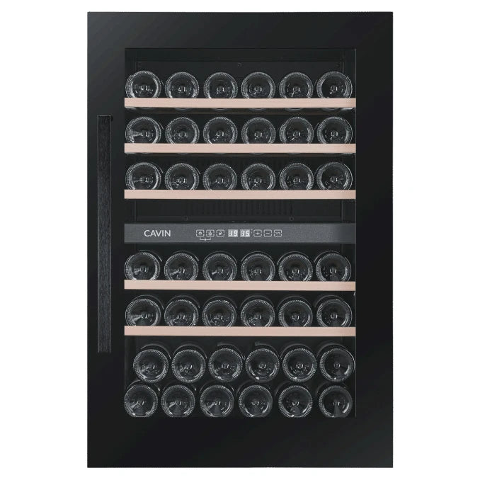 Wine Cooler 42 bottles Cavin Scandinavian Collection 90 Fullglass Black