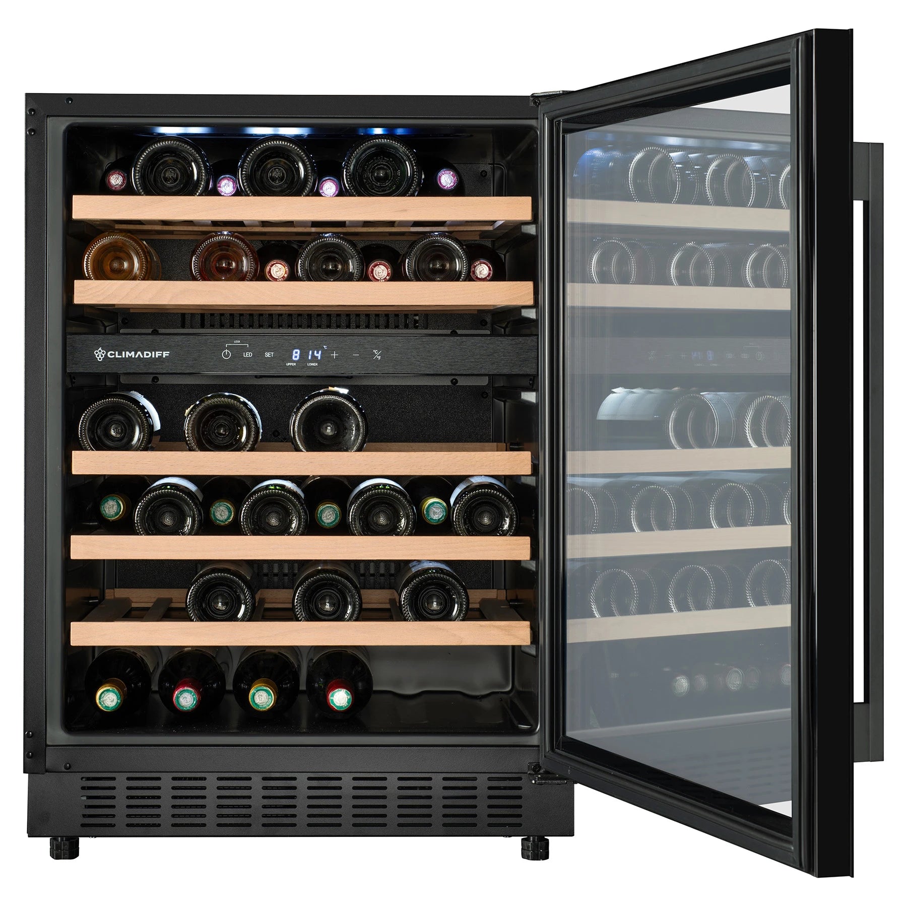 Weinkühlschrank 46 Flaschen Climadiff CBU50DZBM