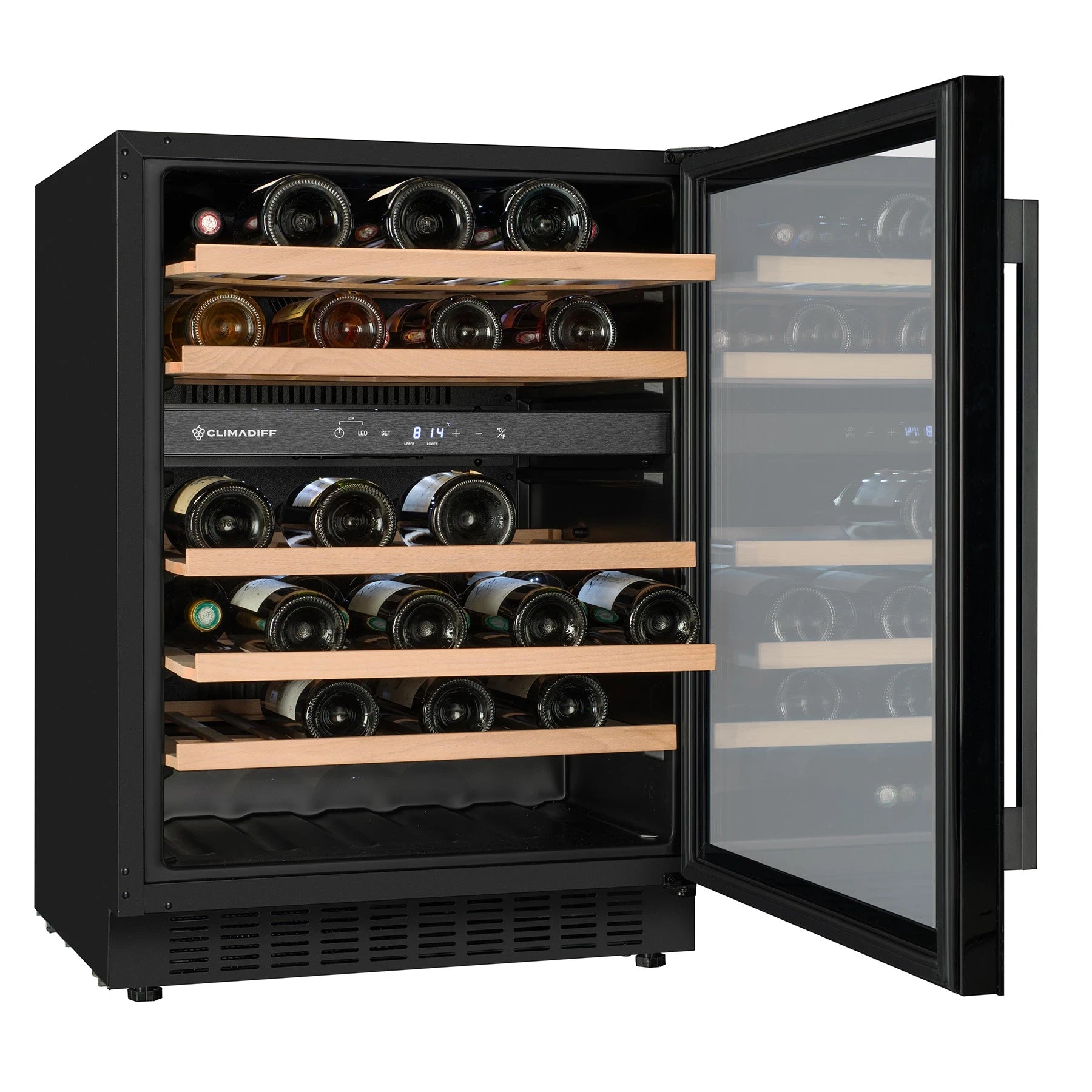 Weinkühlschrank 46 Flaschen Climadiff CBU50DZBM
