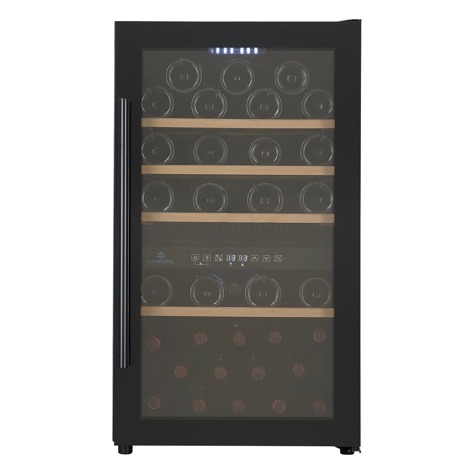Wine Cooler 49 bottles Cavecool Raw Citrine CC124DB