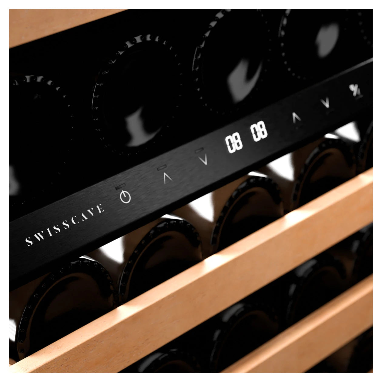 Wine Cooler 68 bottles Swisscave WLB-320DF-WHITE