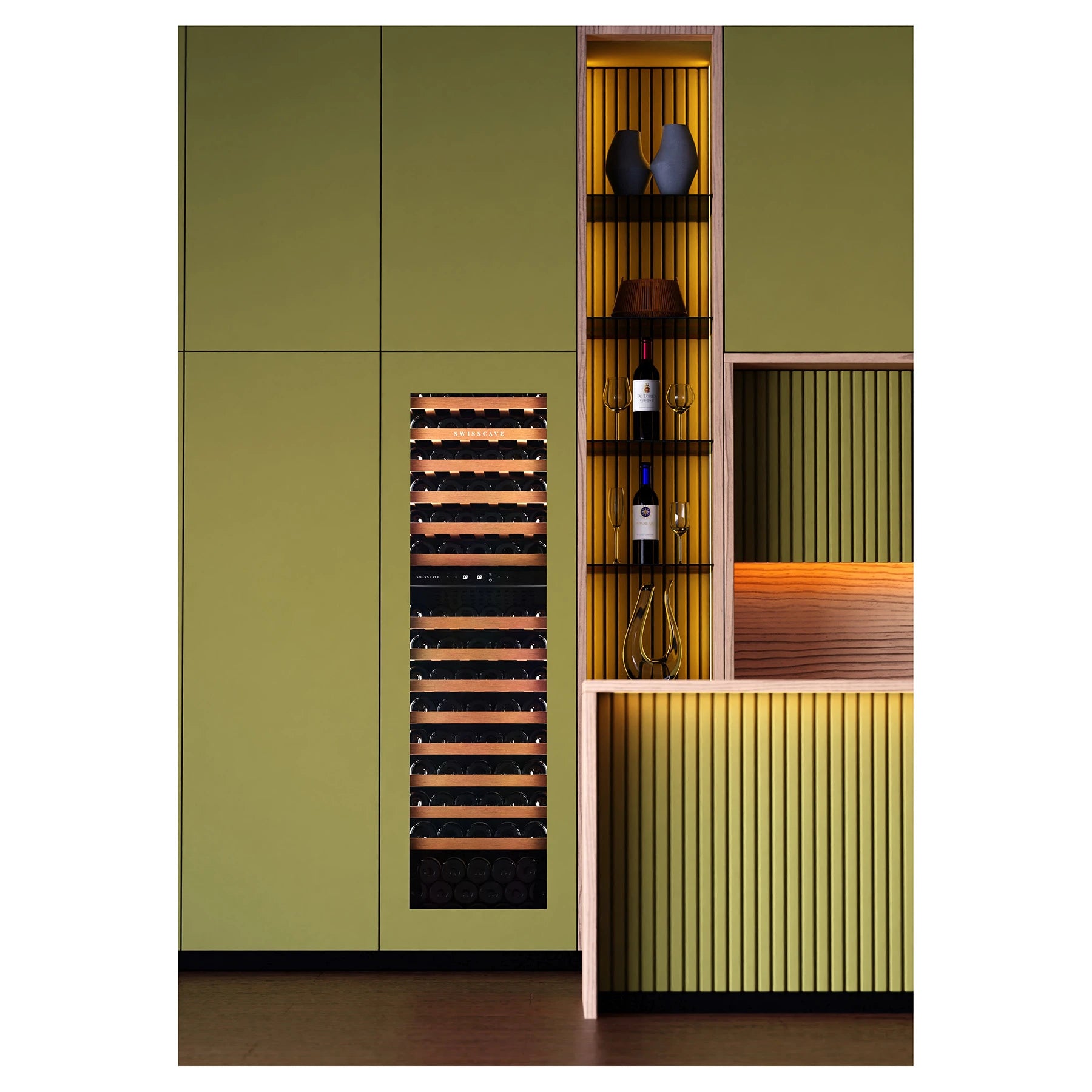 Wine Cooler 94 bottles Swisscave WIB-178DF
