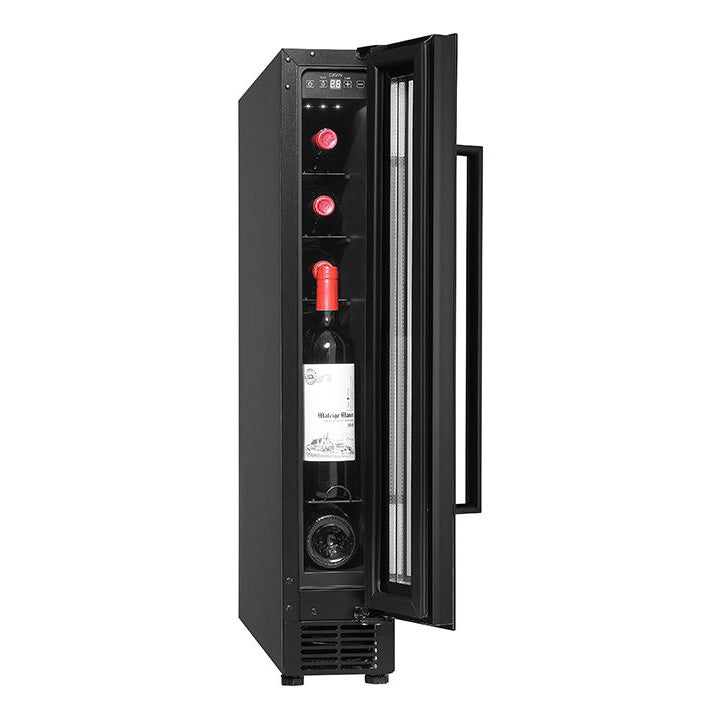 Weinkühlschrank 8 Flaschen Arctic Collection 15S Fullglass Black