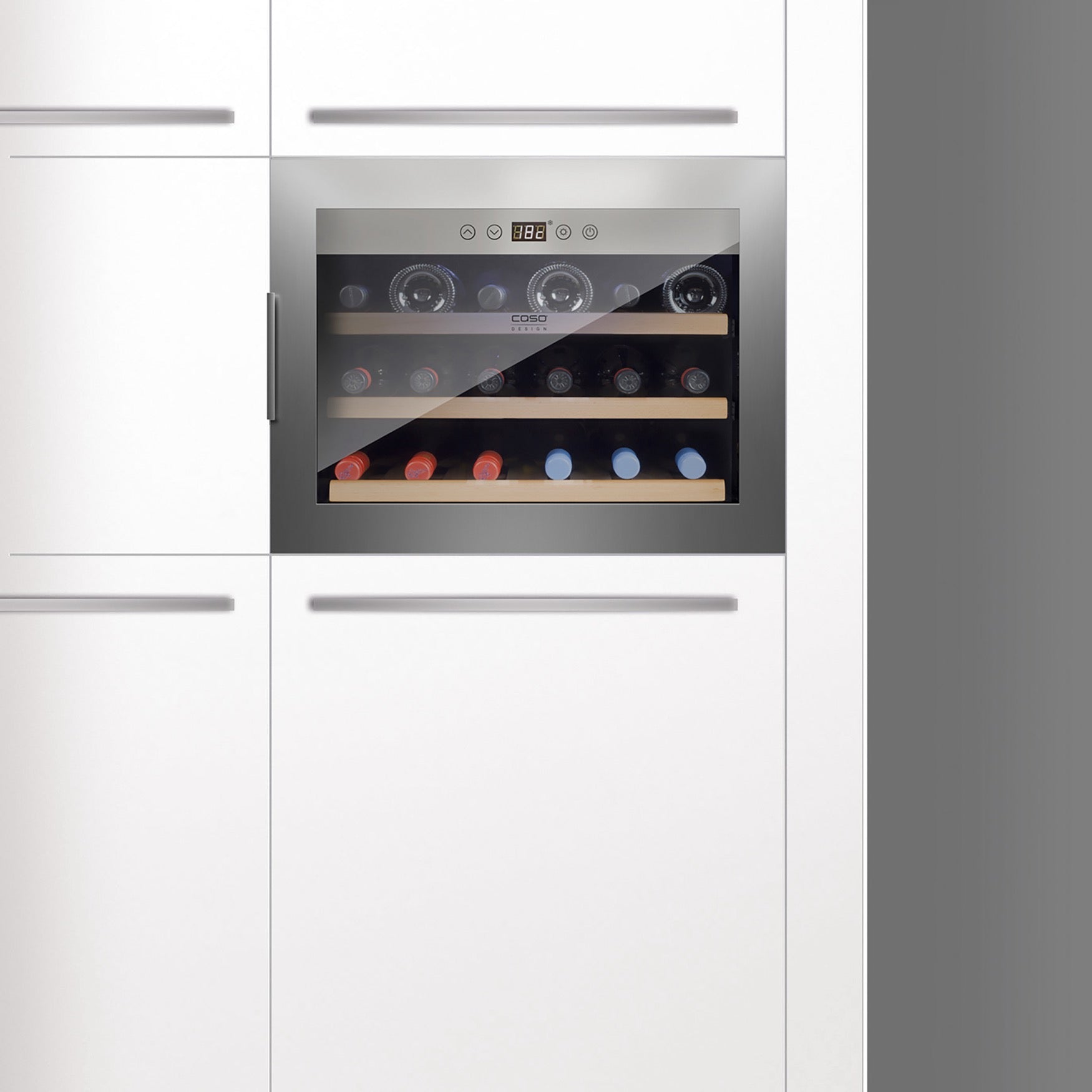 Weinkühlschrank 18 Flaschen Caso WineSafe 18 EB Inox