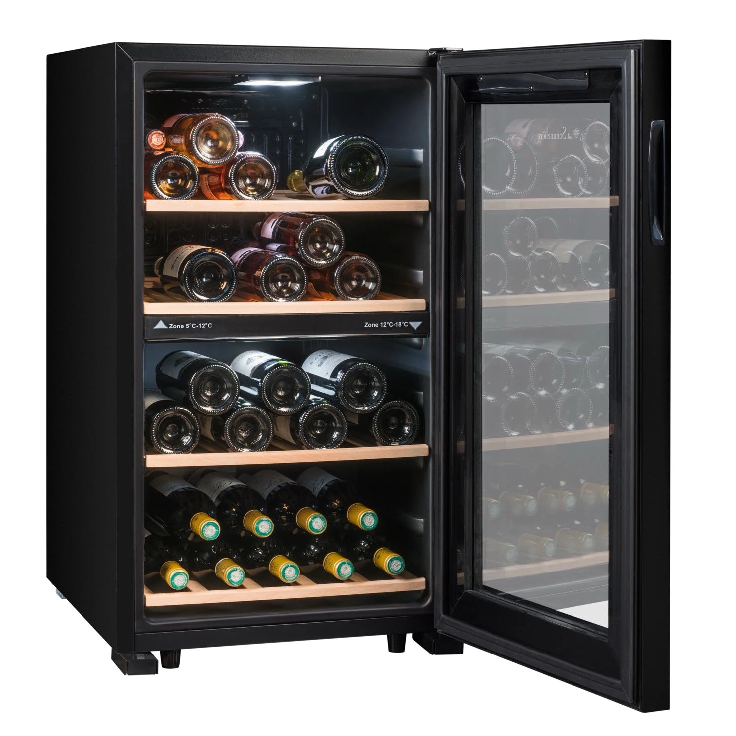 Weinkühlschrank 50 Flaschen La Sommelière LS51.2ZBLACK